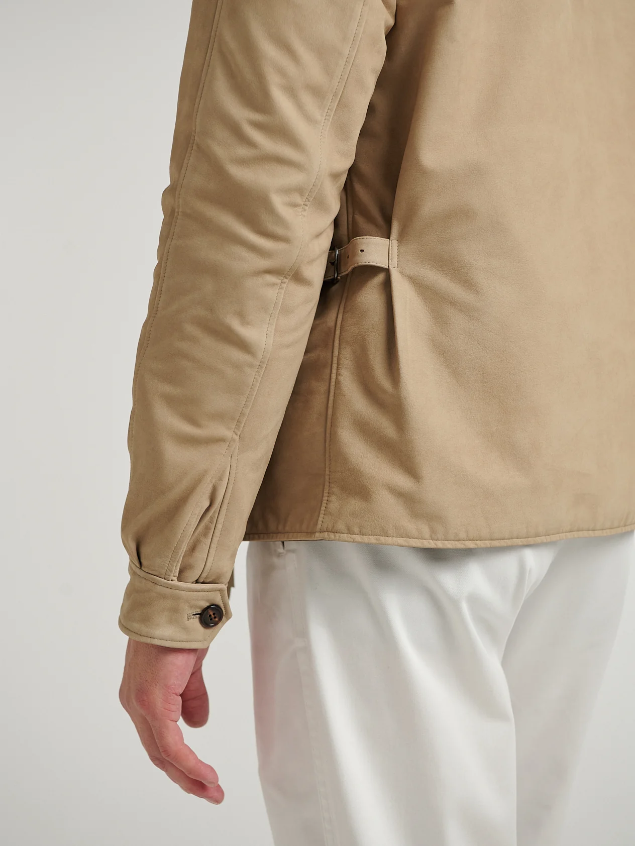 Beige Driving Blouson - Image 12
