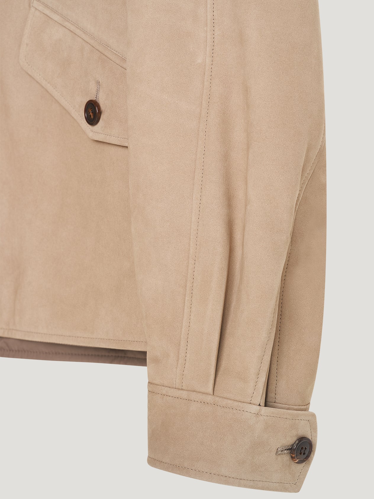 Beige Driving Blouson - Image 6