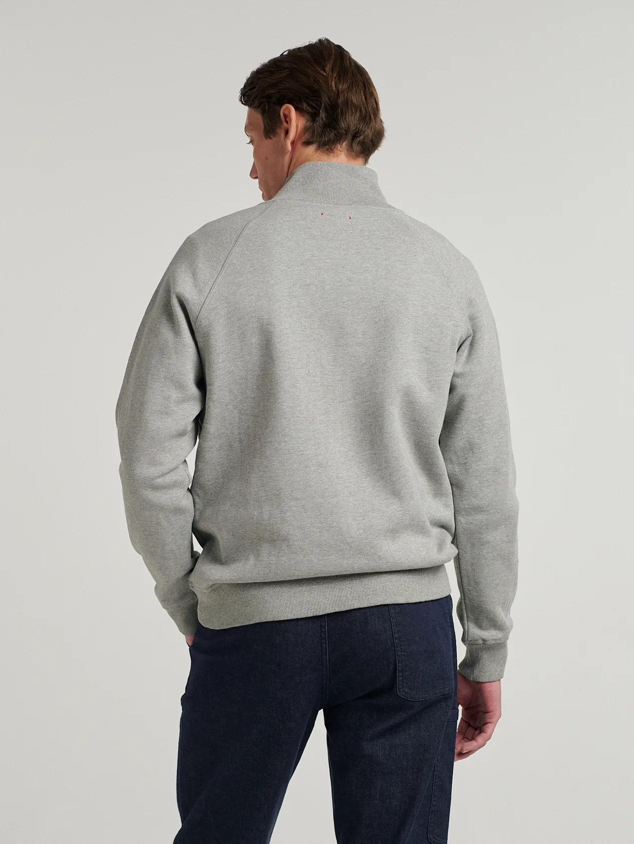 Grey Embroidered Driving Sweatshirt - Image 4