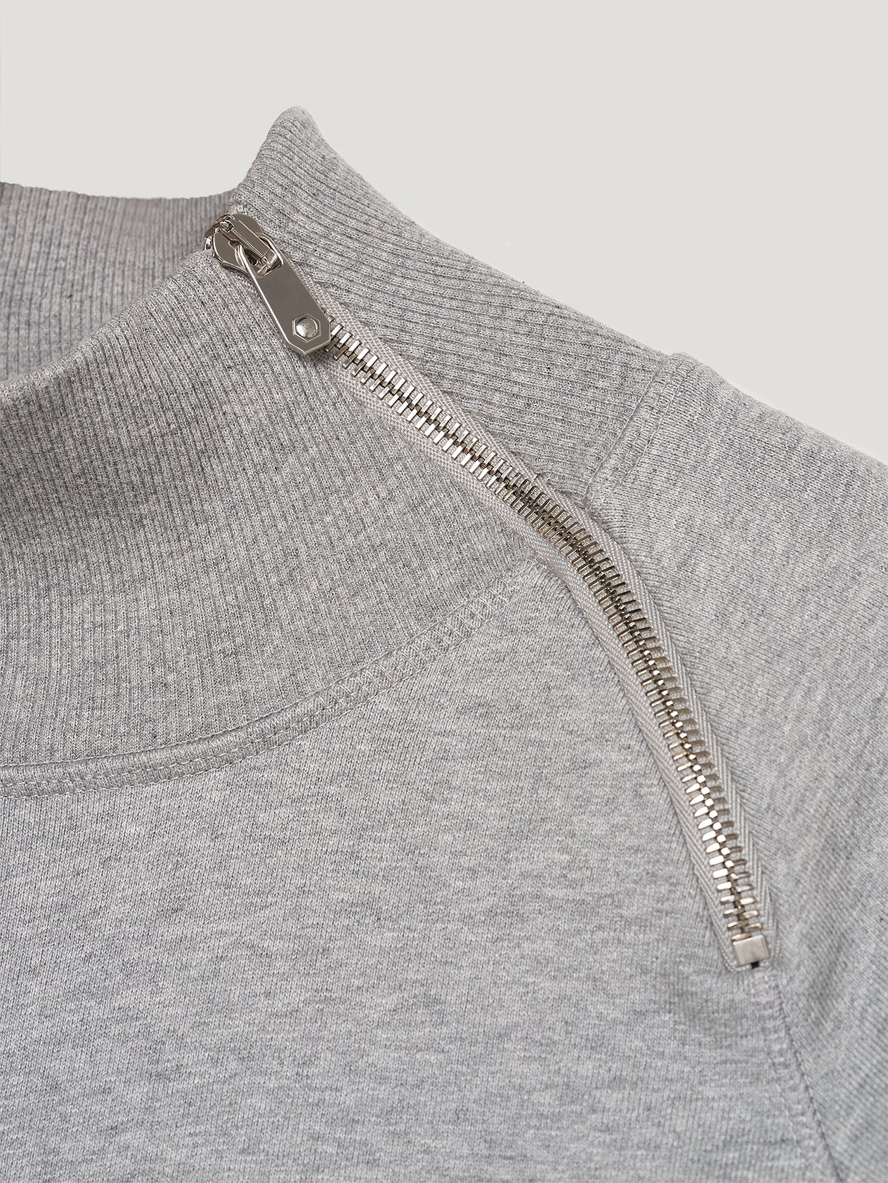 Grey Embroidered Driving Sweatshirt - Image 9
