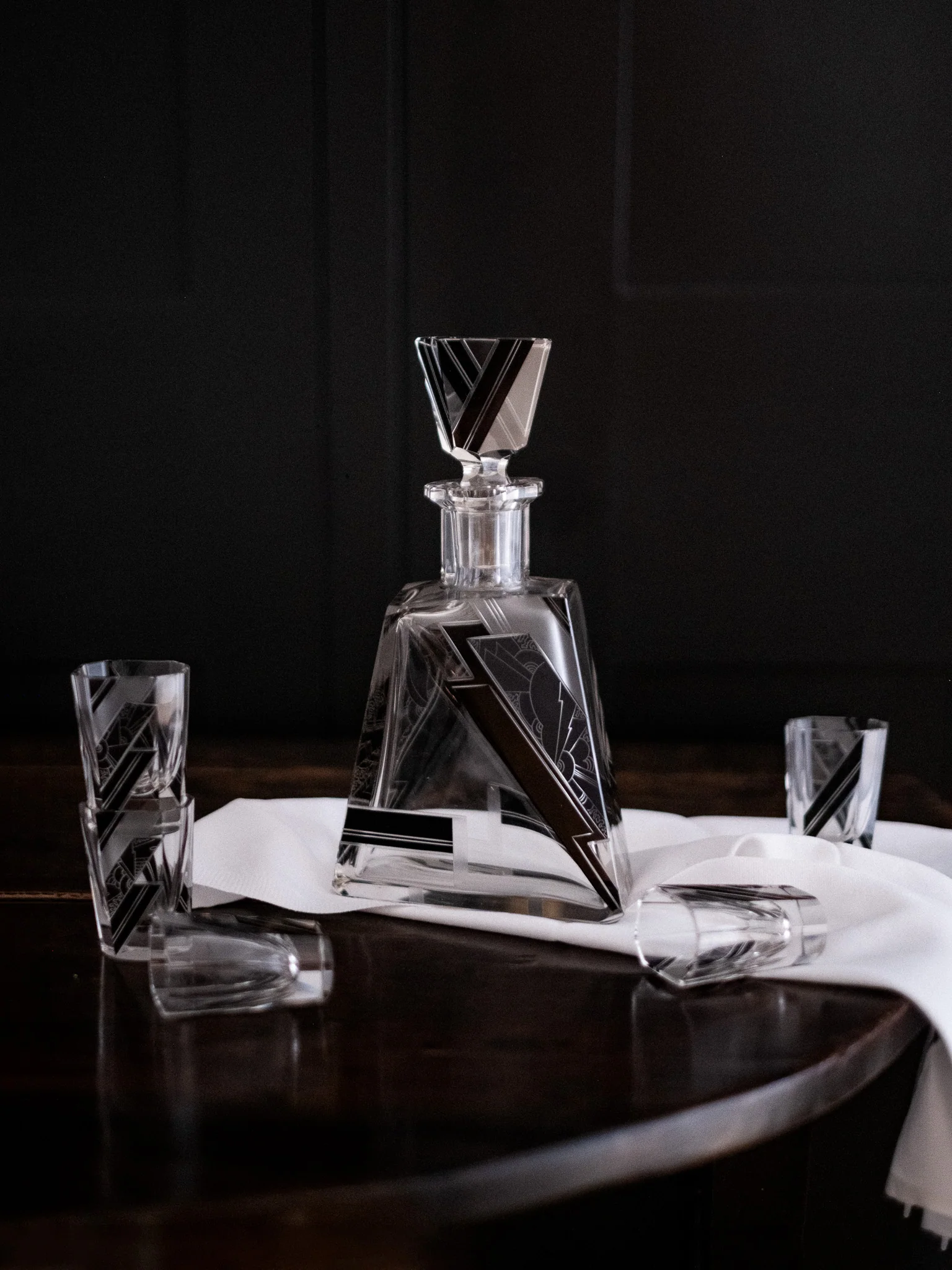 Glass Decanter Set By Karl Palda - Image 3