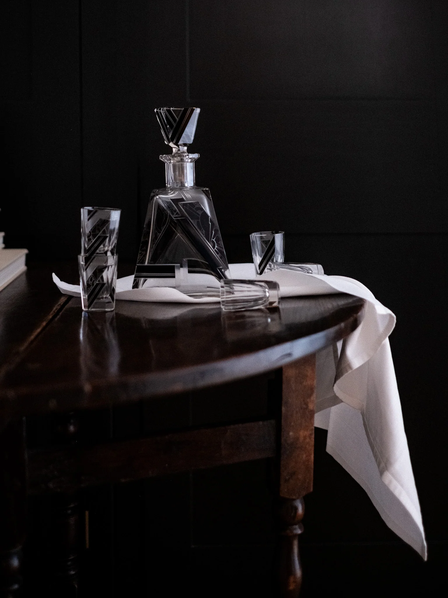 Glass Decanter Set By Karl Palda - Image 4