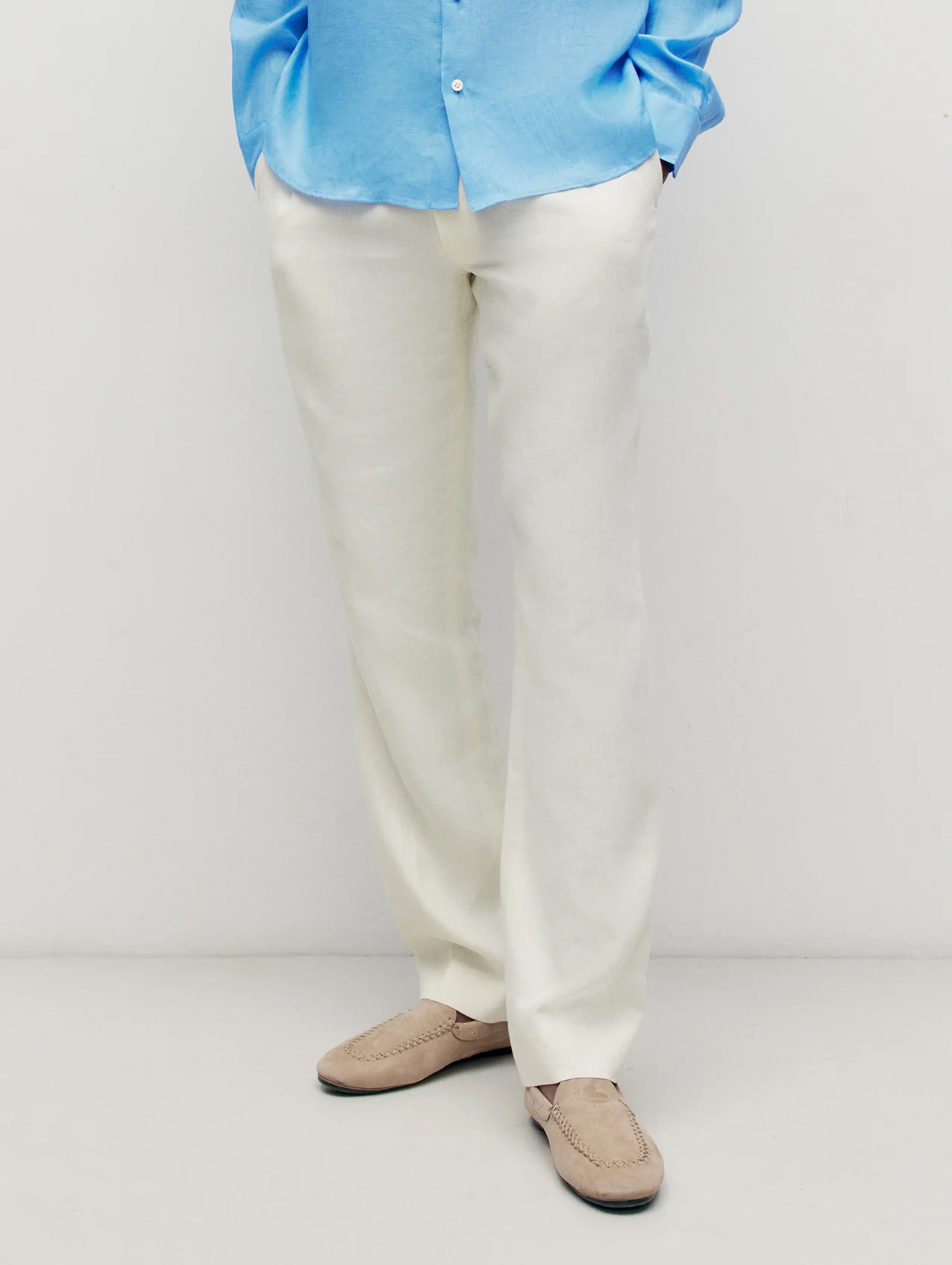 Ivory Greenwich Trousers - Image 2