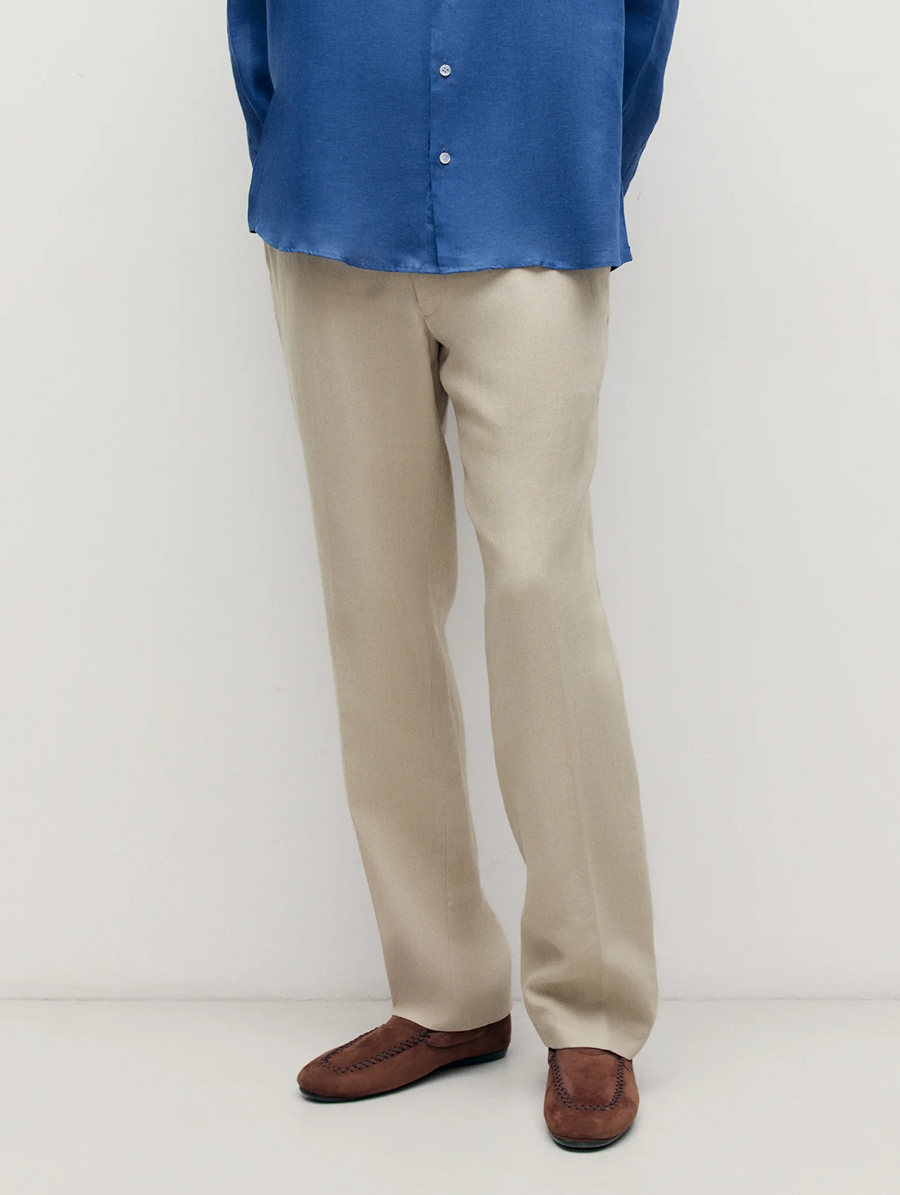 Taupe Greenwich Trousers - Image 8