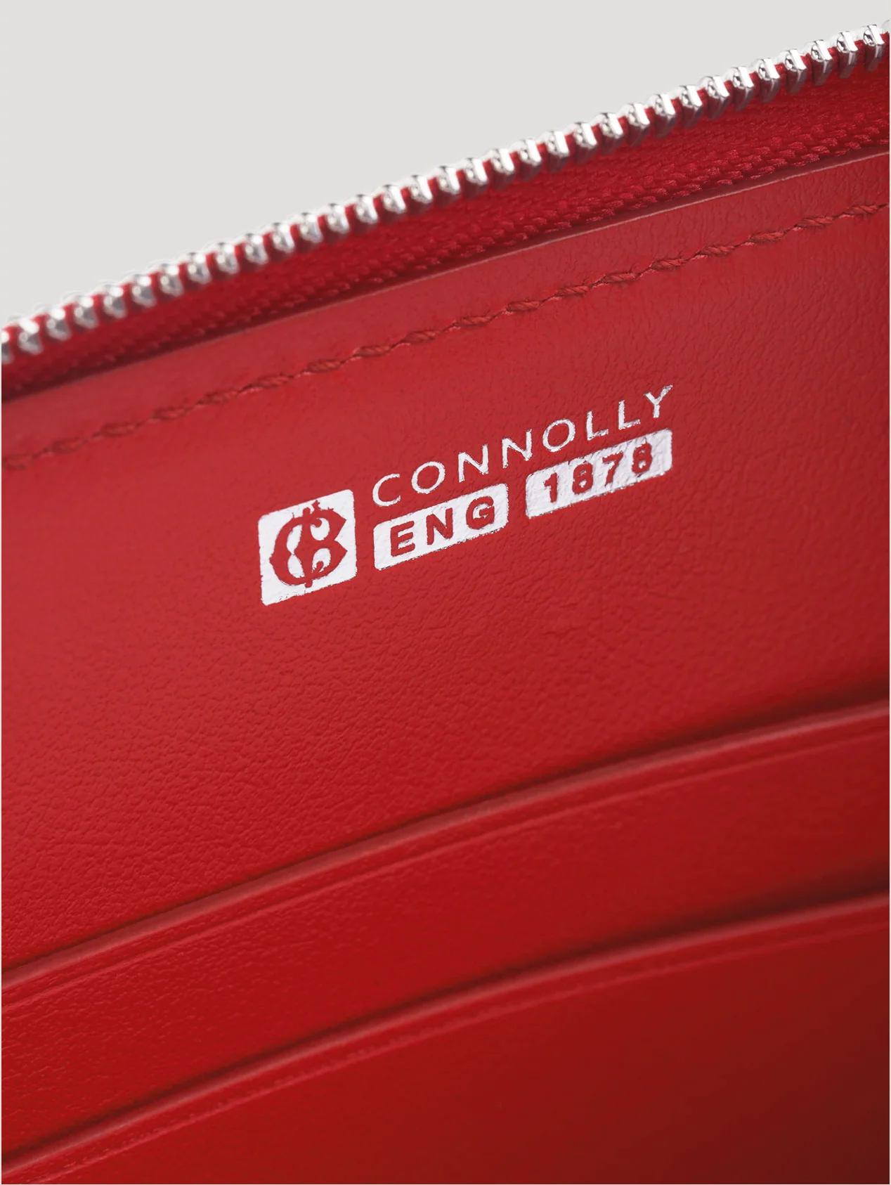 Red Hex Half Medium Wallet 1945 - Image 2