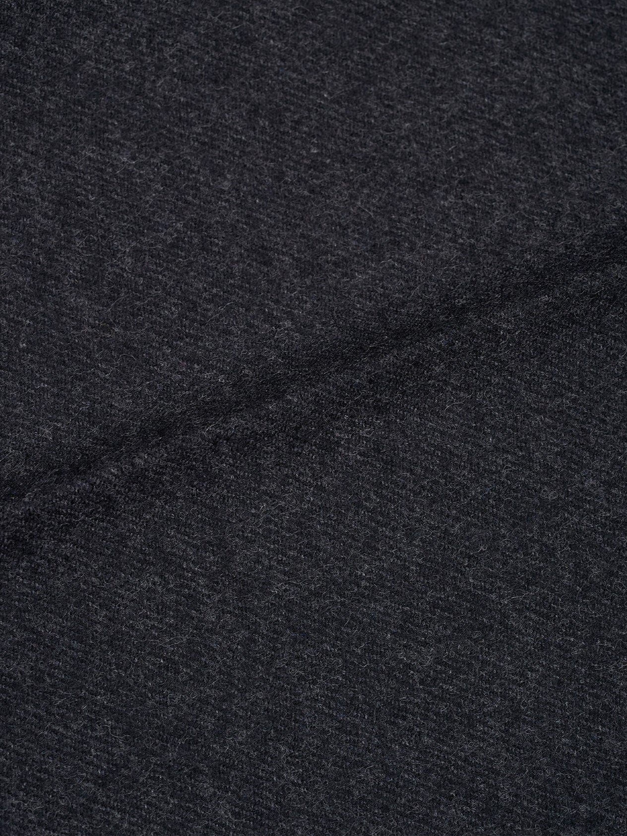 Grey High Waist Flannel Plain Trousers - Image 4