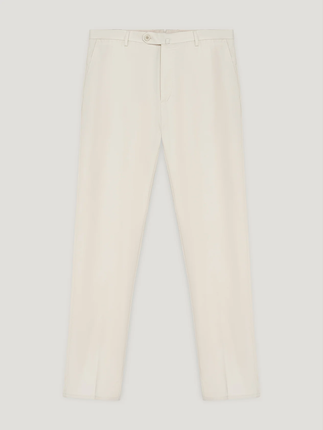 White Japanese Twill Trousers