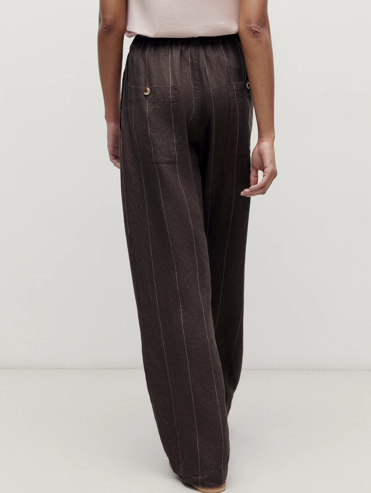 Brown Joes Linen Trousers - Image 10