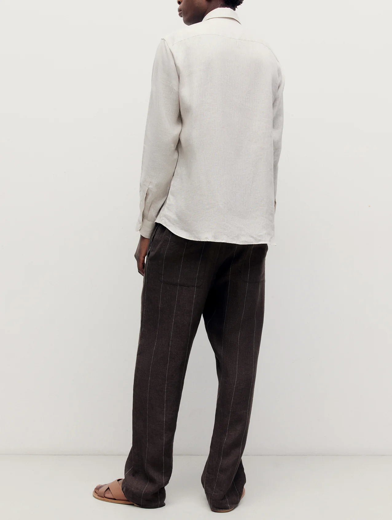 Brown Joes Linen Trousers - Image 12