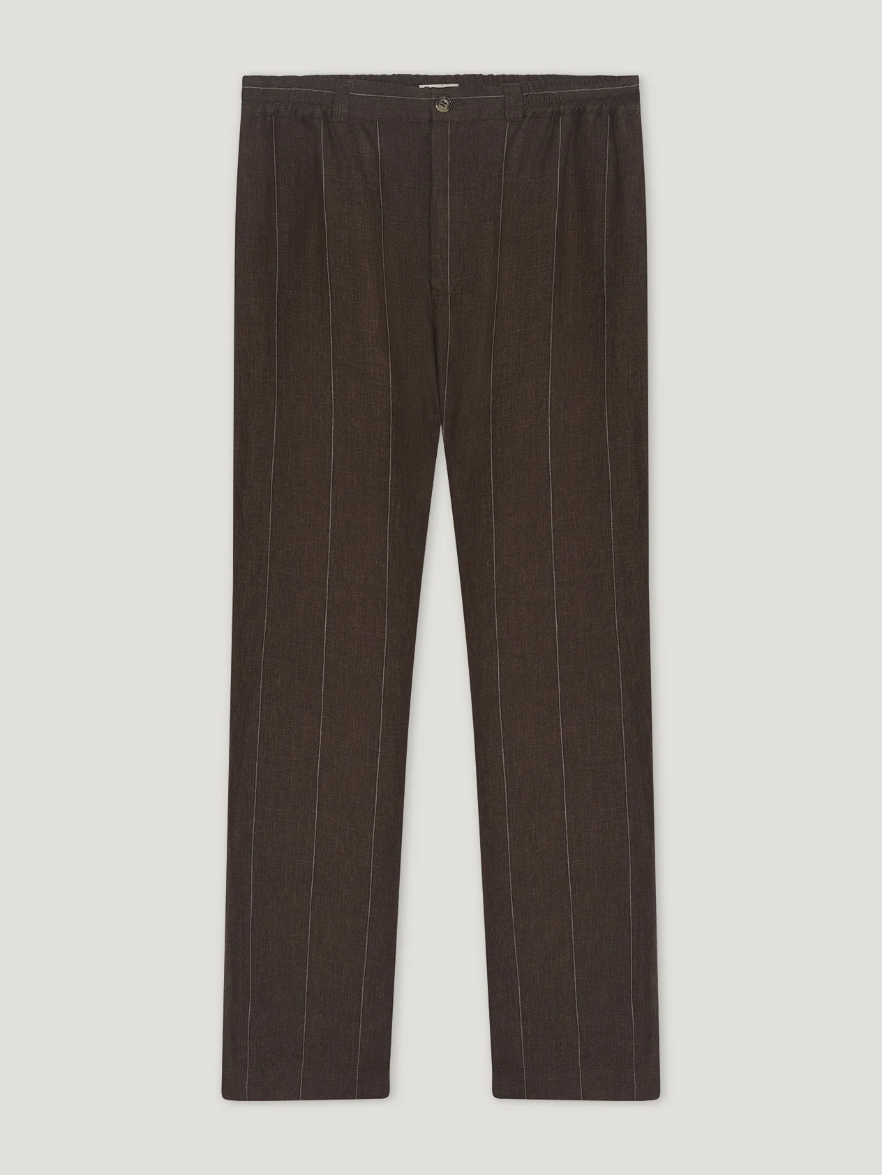 Brown Joes Linen Trousers - Image 3