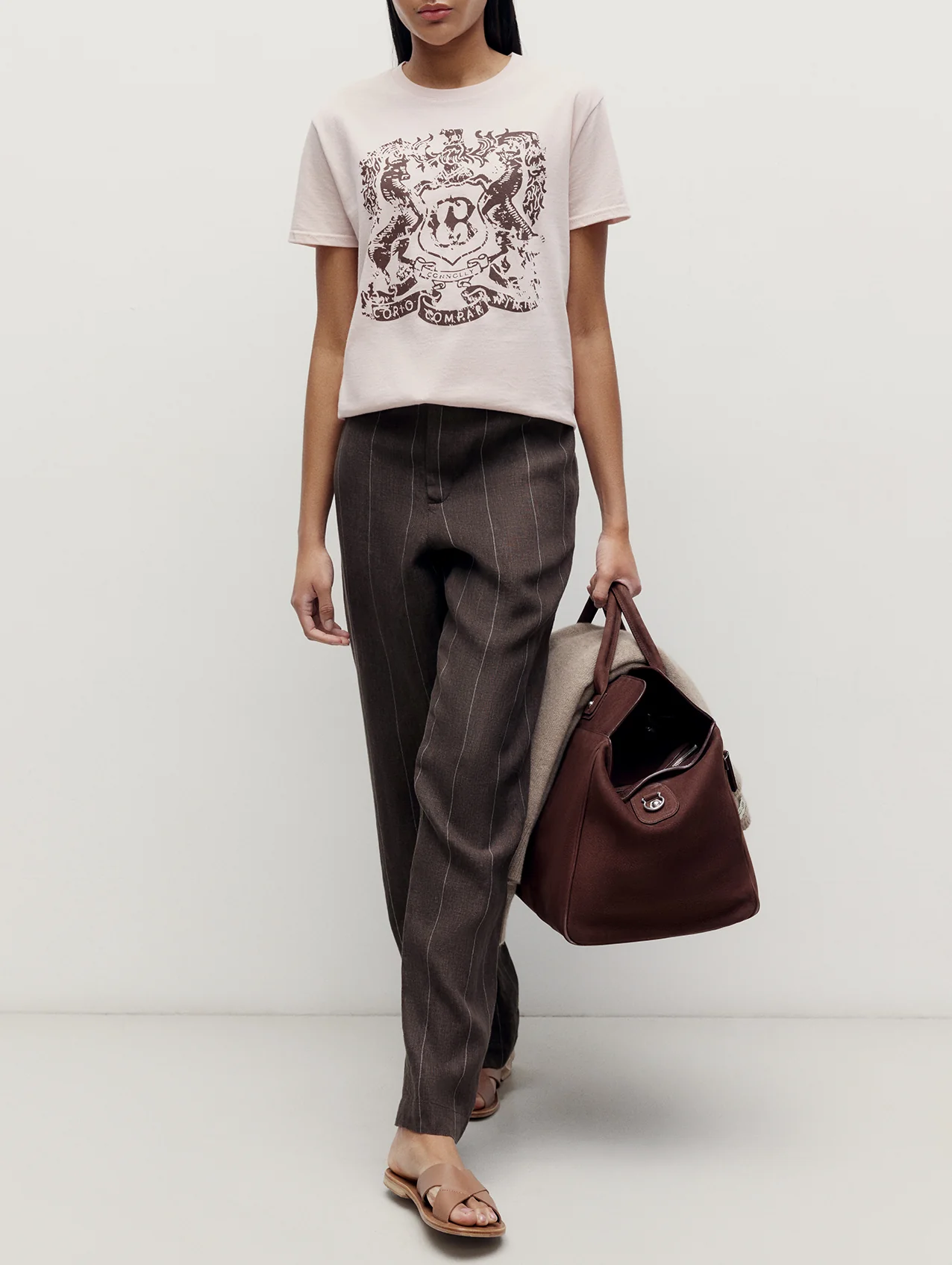 Brown Joes Linen Trousers - Image 5