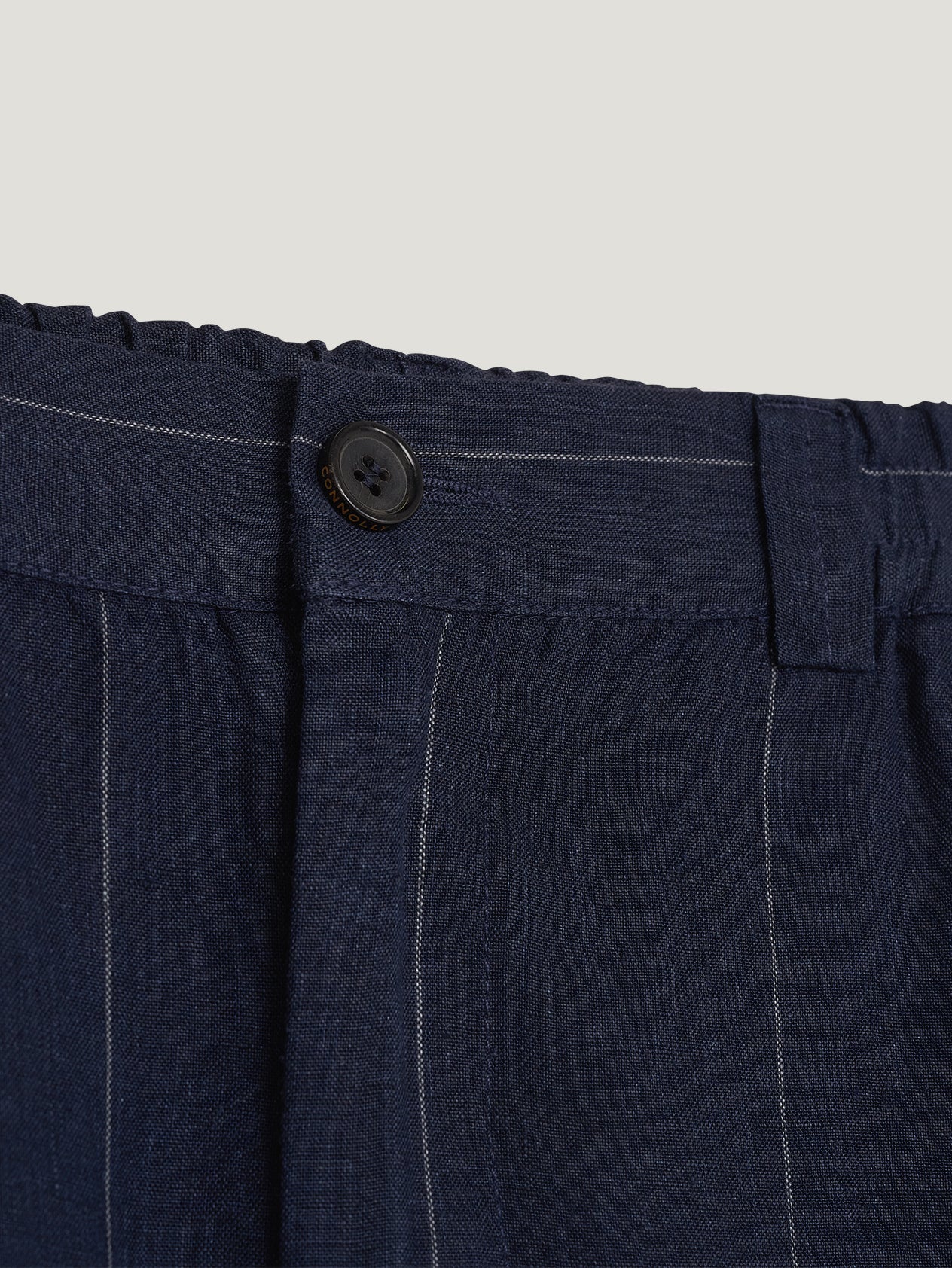 Navy Joes Linen Trousers - Image 5