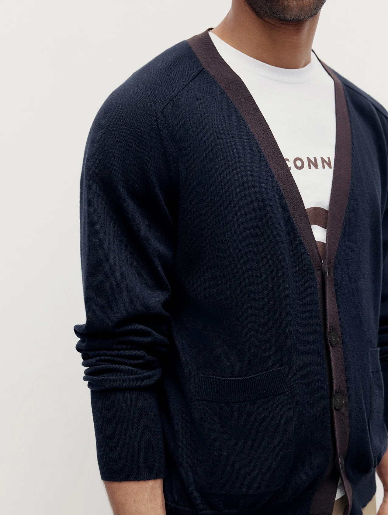 Navy Kerylos Cardigan - Image 7