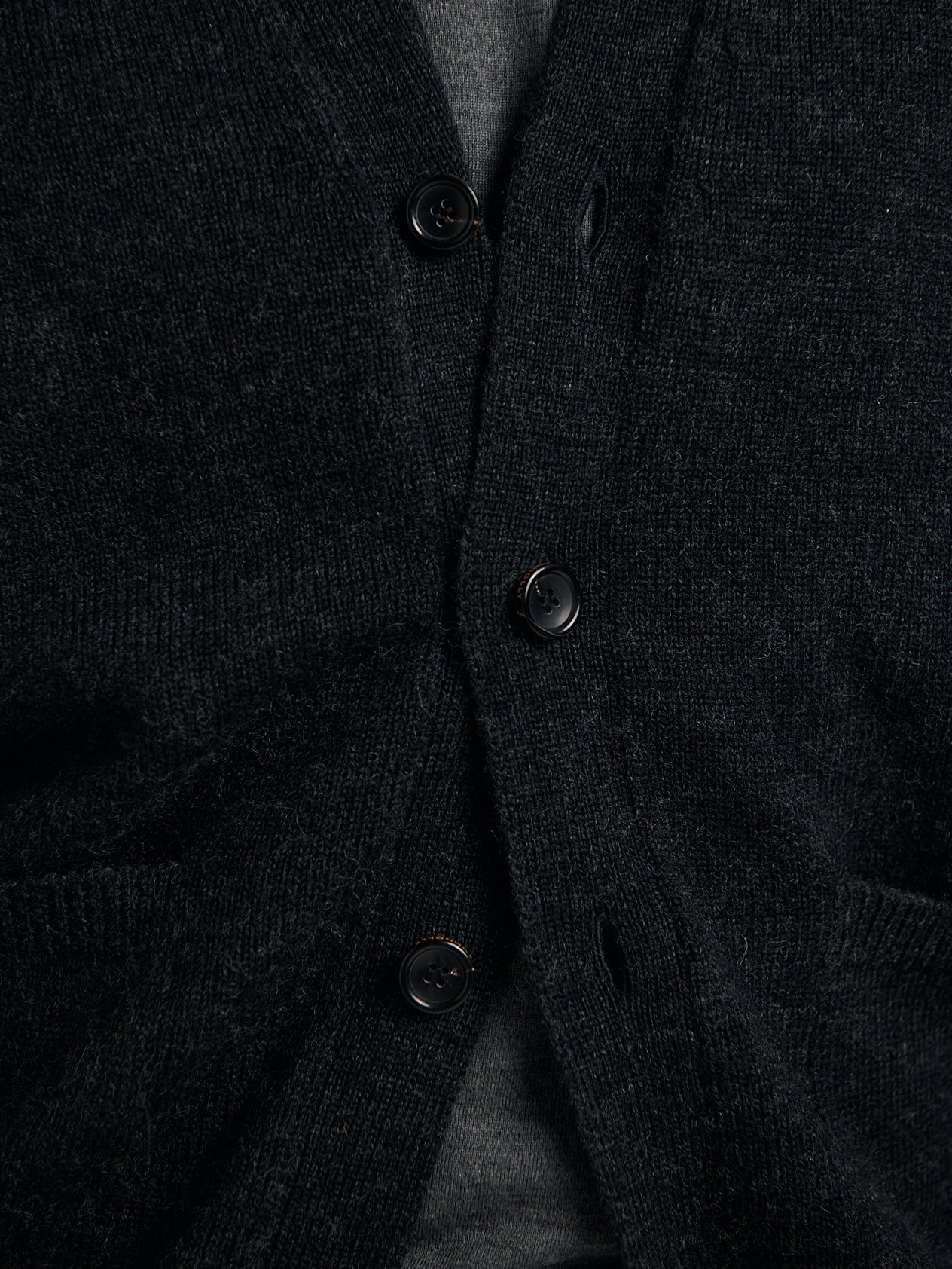 Charcoal Knit Waistcoat - Image 10