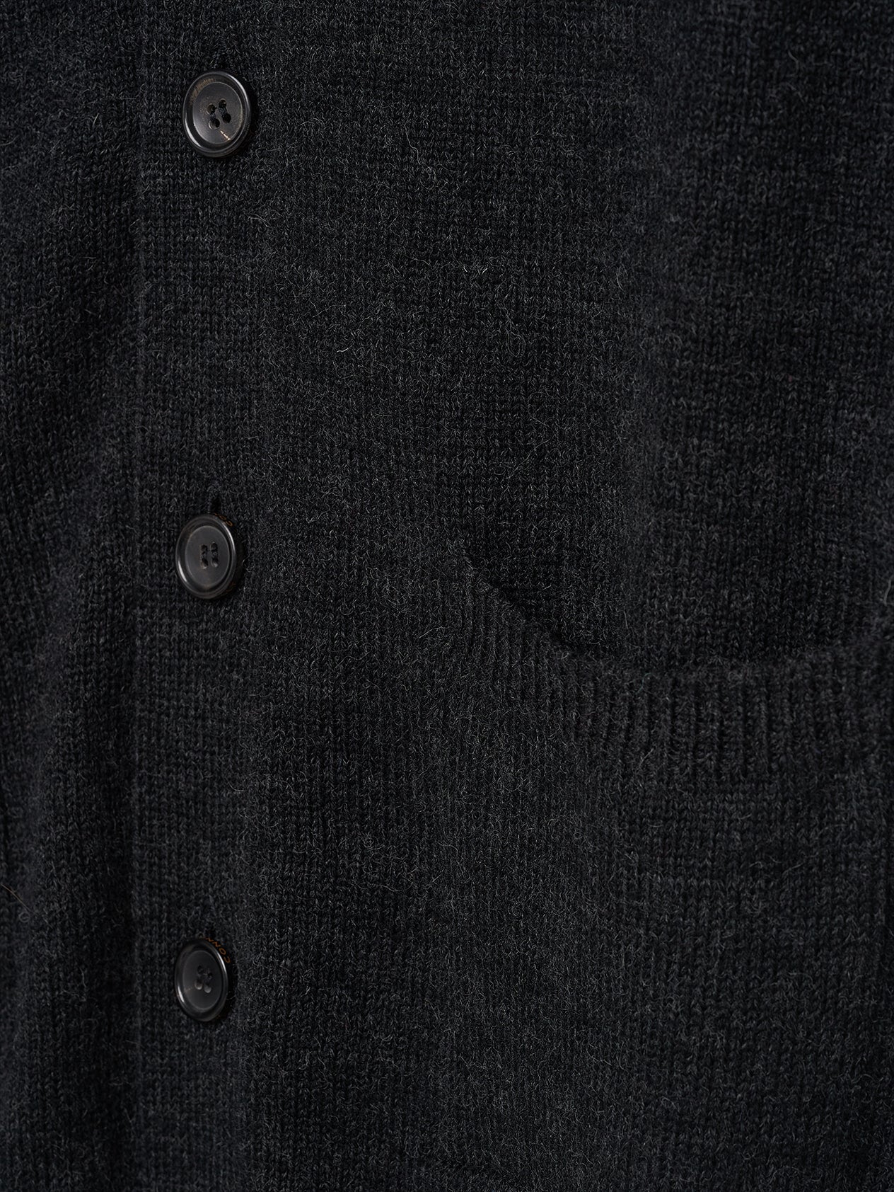 Charcoal Knit Waistcoat - Image 7