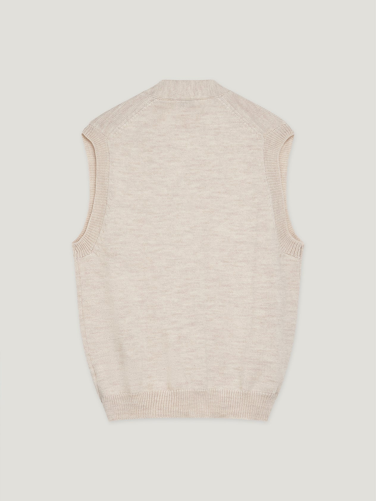 Natural Knit Waistcoat - Image 5