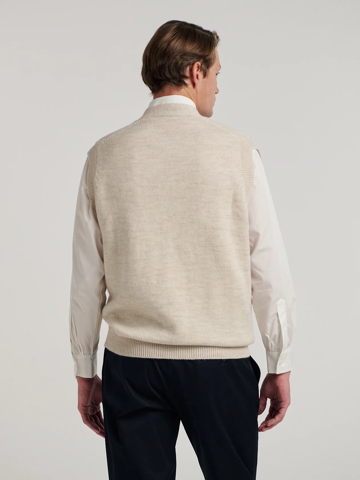 Natural Knit Waistcoat - Image 6