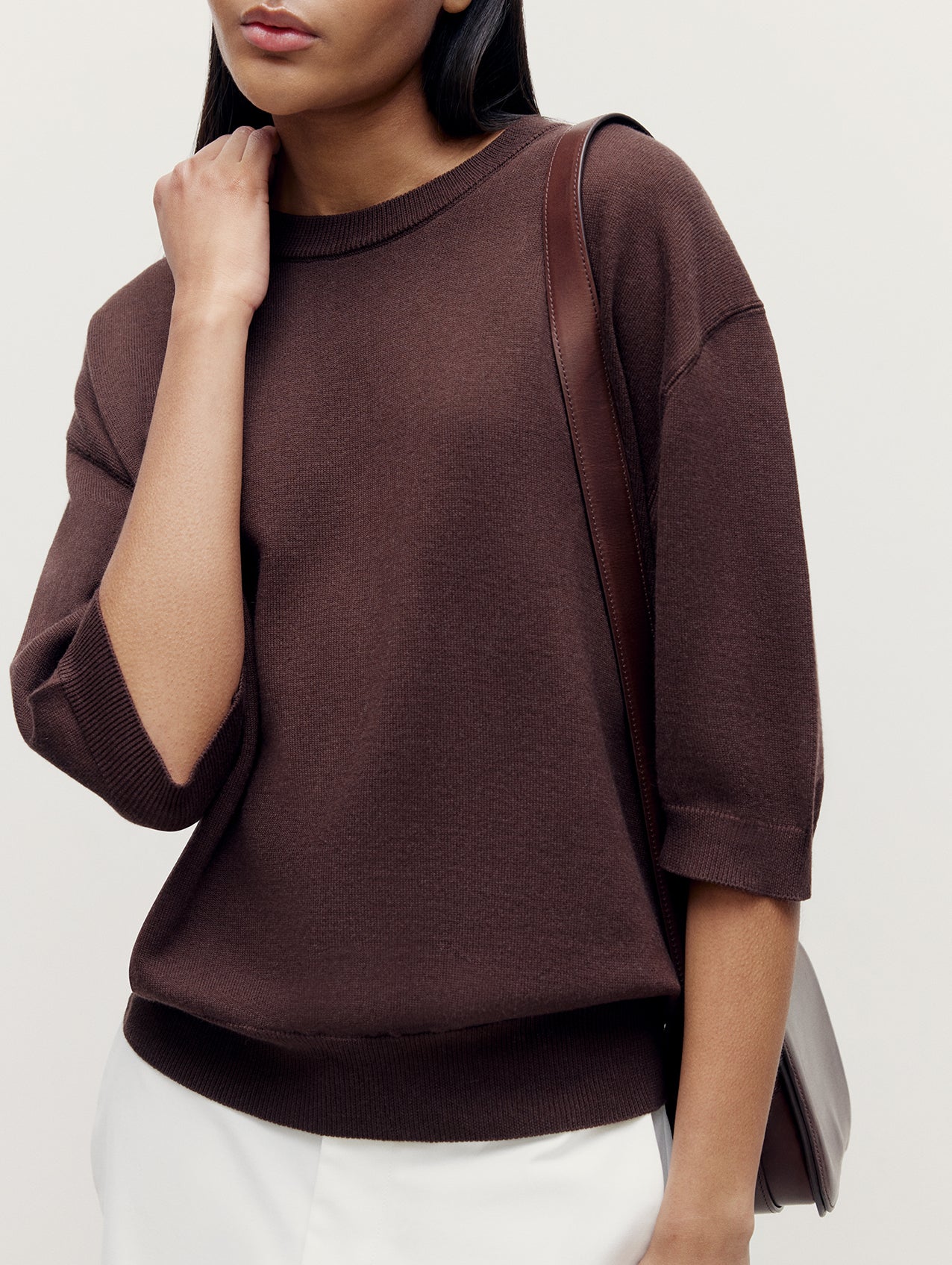 Brown La Mer Tee Shirt - Image 3