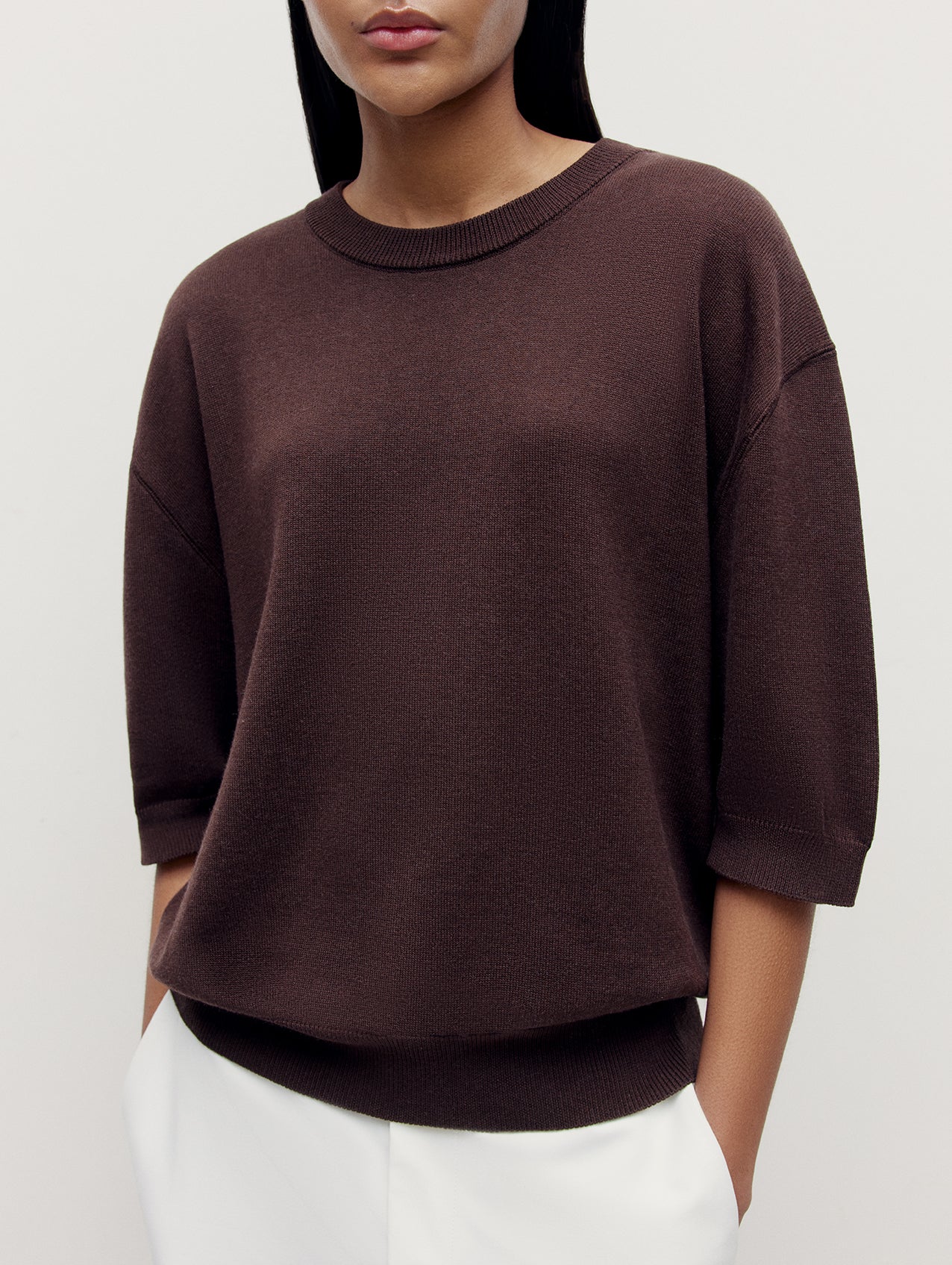 Brown La Mer Tee Shirt - Image 7