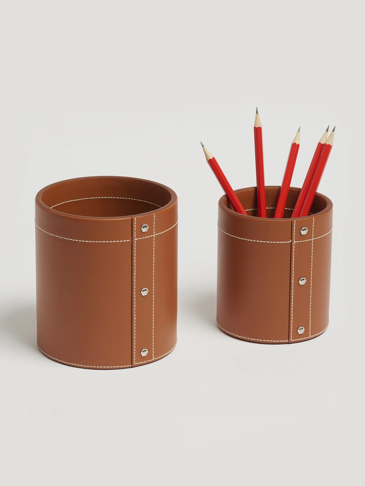 Tan Large Pen Pot - Image 4