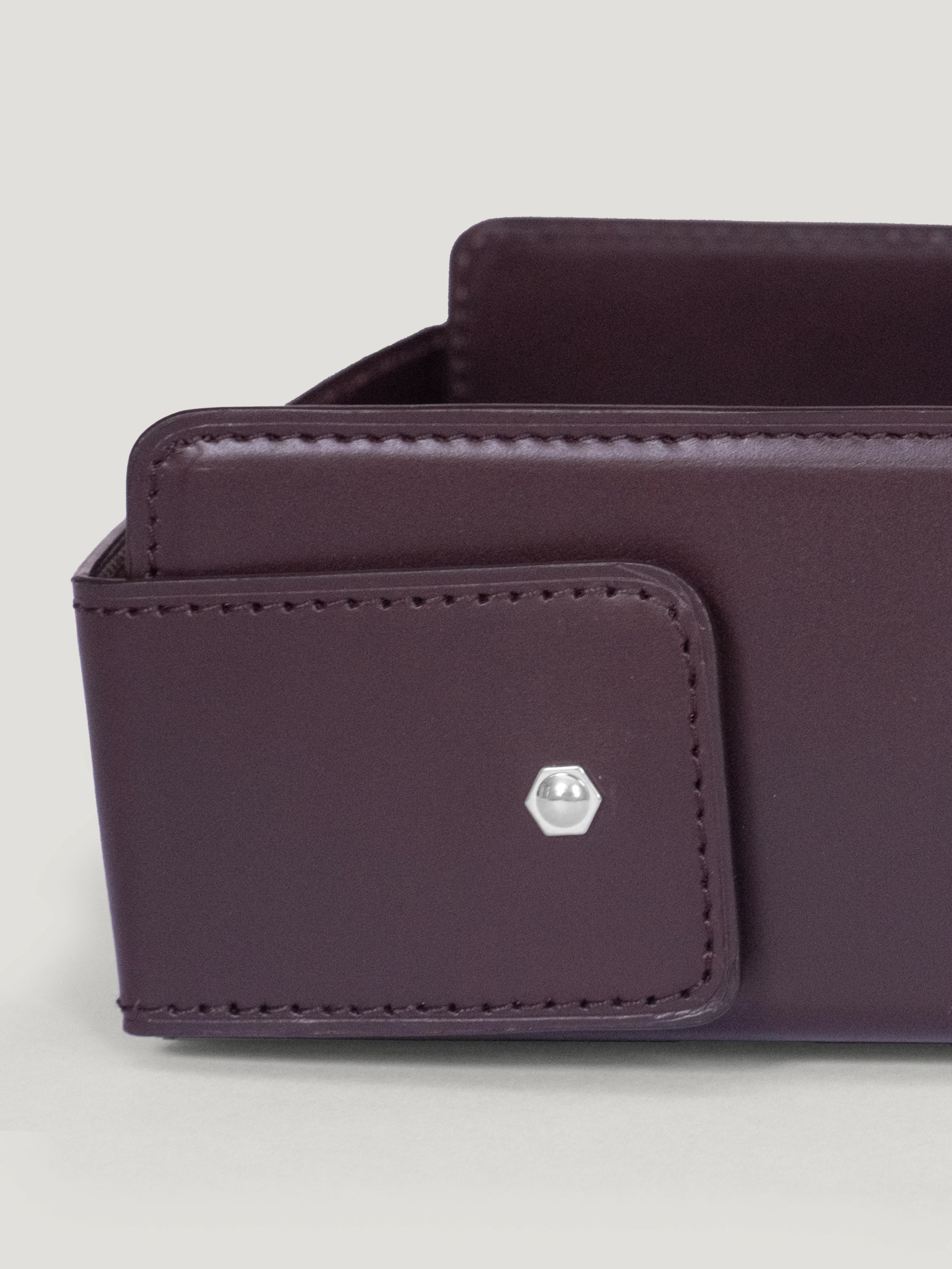 Burgundy Large Vide Poche - Image 3