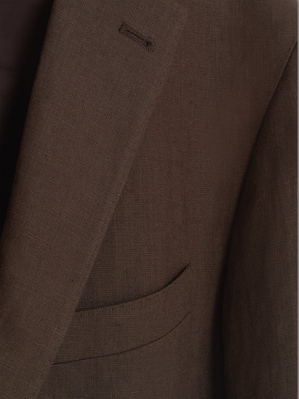 Brown Linen Greenwich Jacket - Image 4