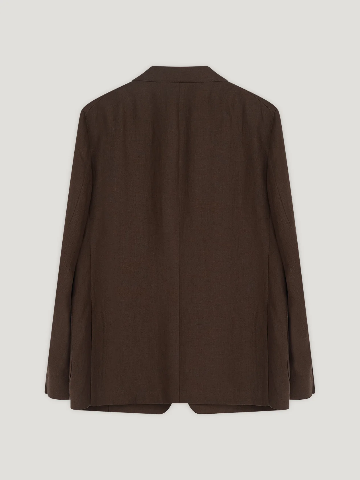 Brown Linen Greenwich Jacket - Image 5