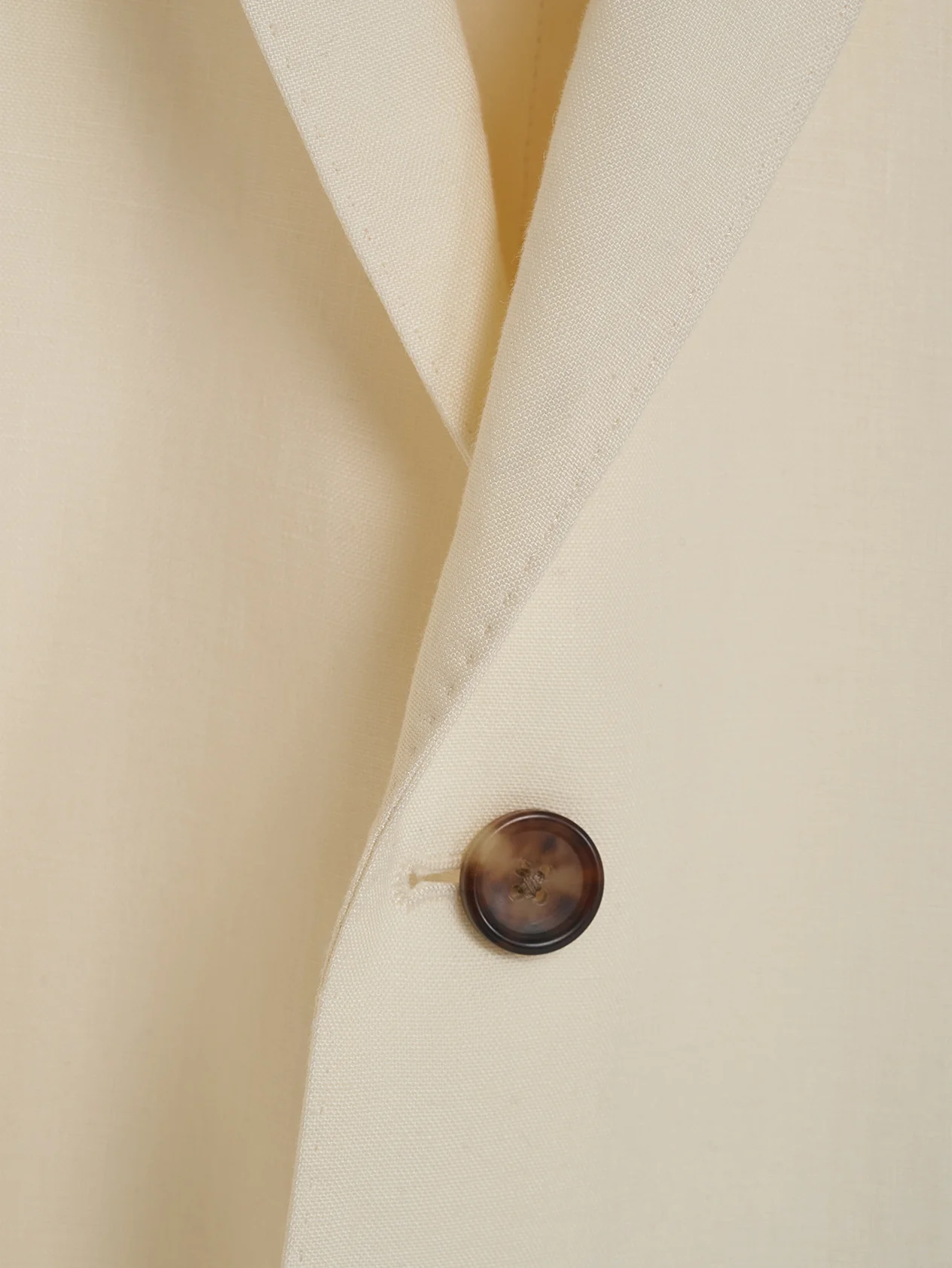 Ivory Linen Greenwich Jacket - Image 5