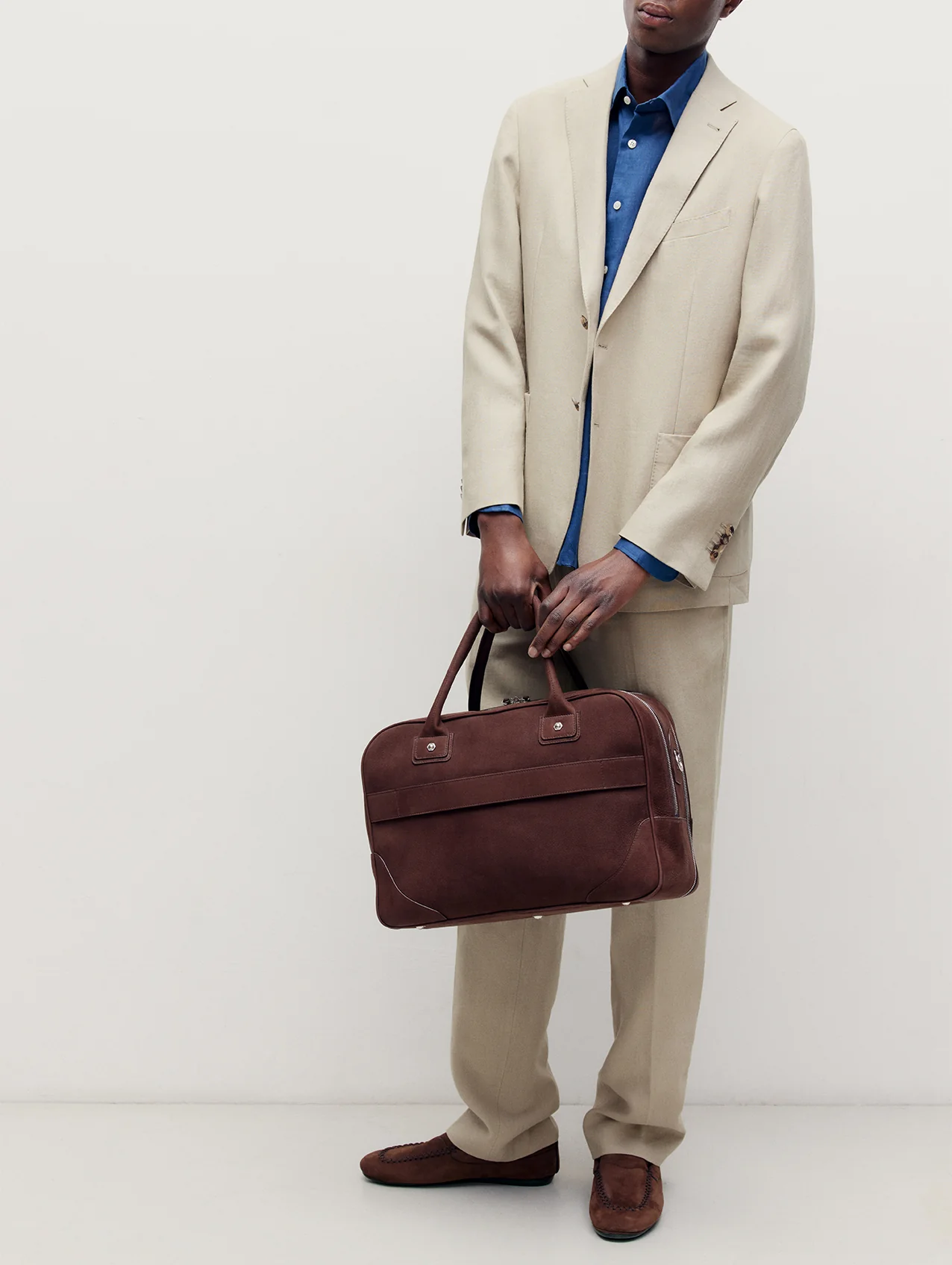 Taupe Linen Greenwich Jacket