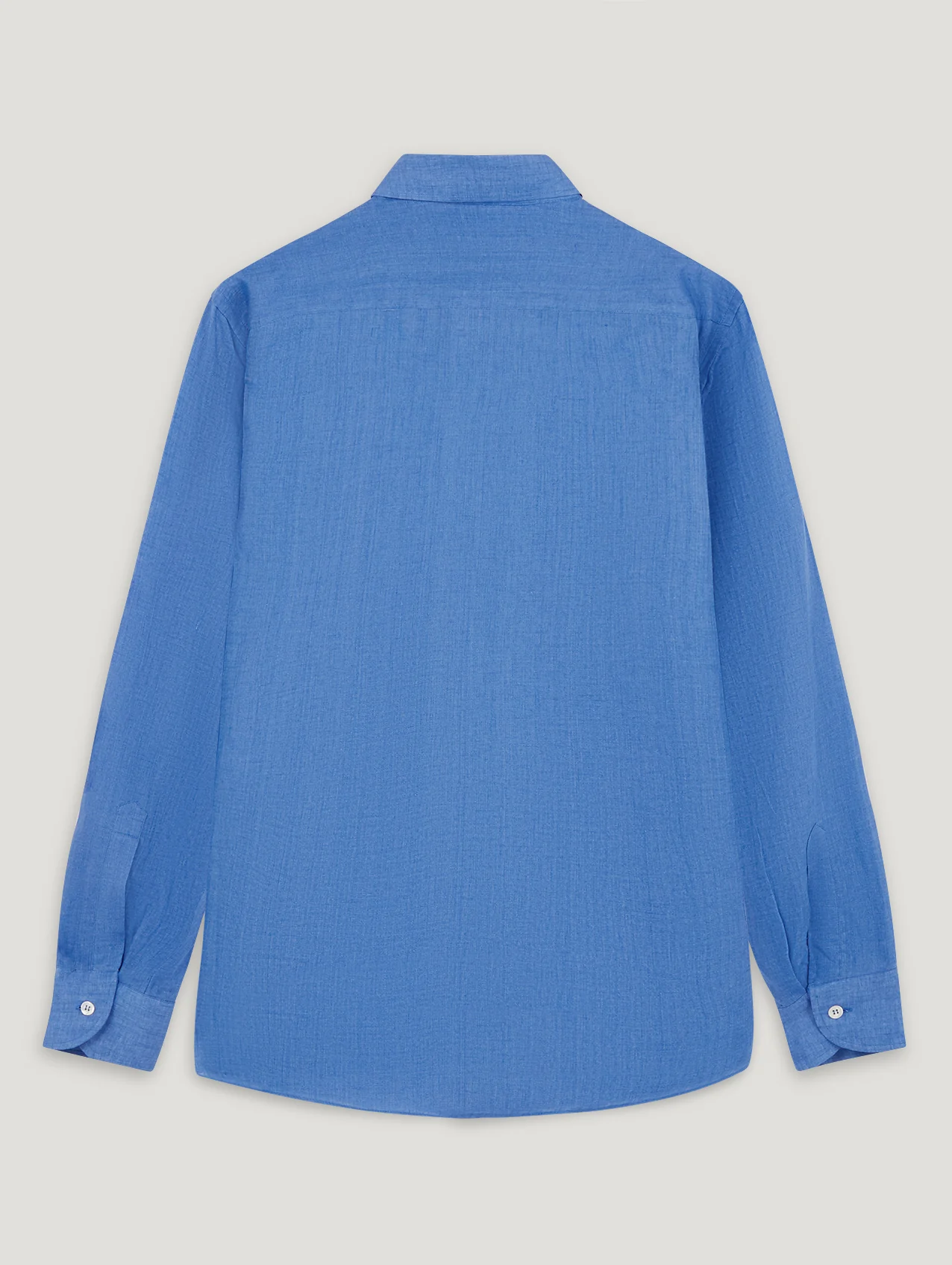 Blue Linen Richmond Shirt - Image 2