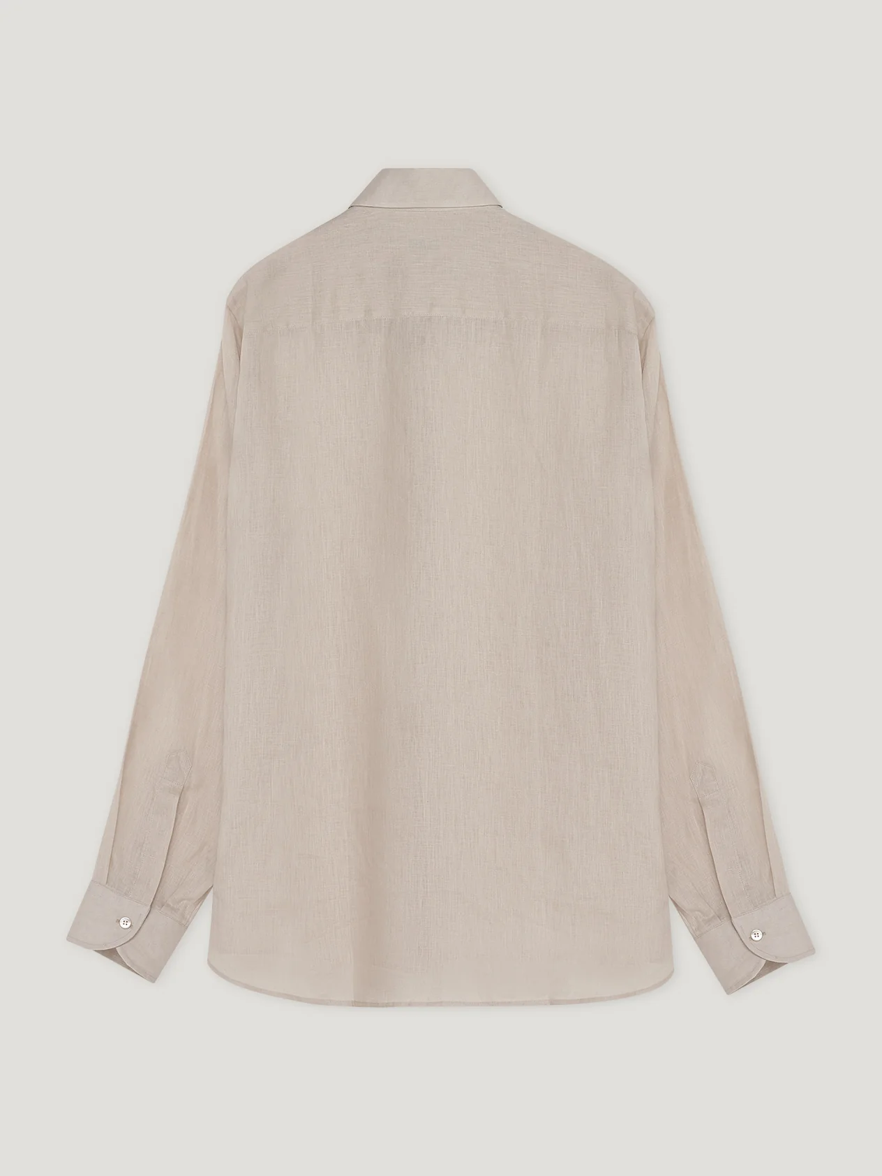 Bone Linen Richmond Shirt - Image 6