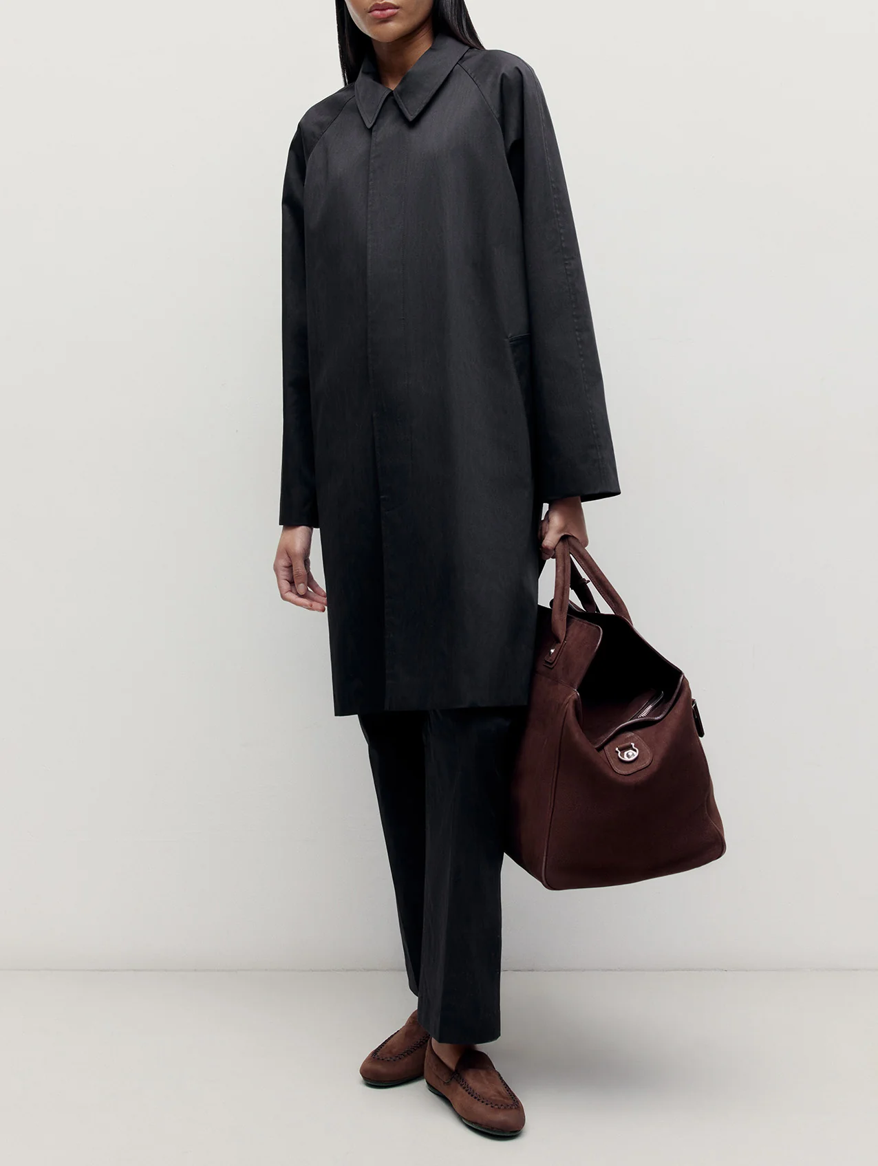 Moire Car Coat - Image 2