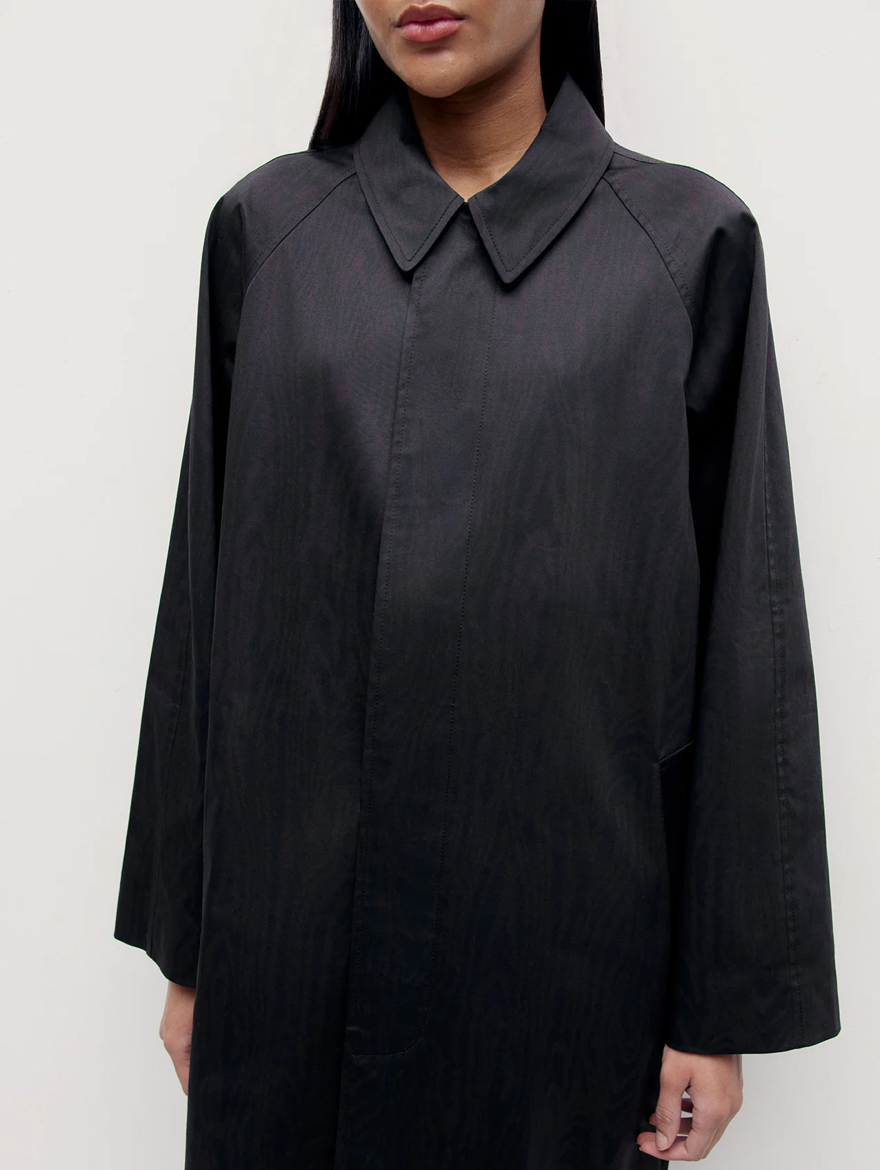 Moire Car Coat - Image 5