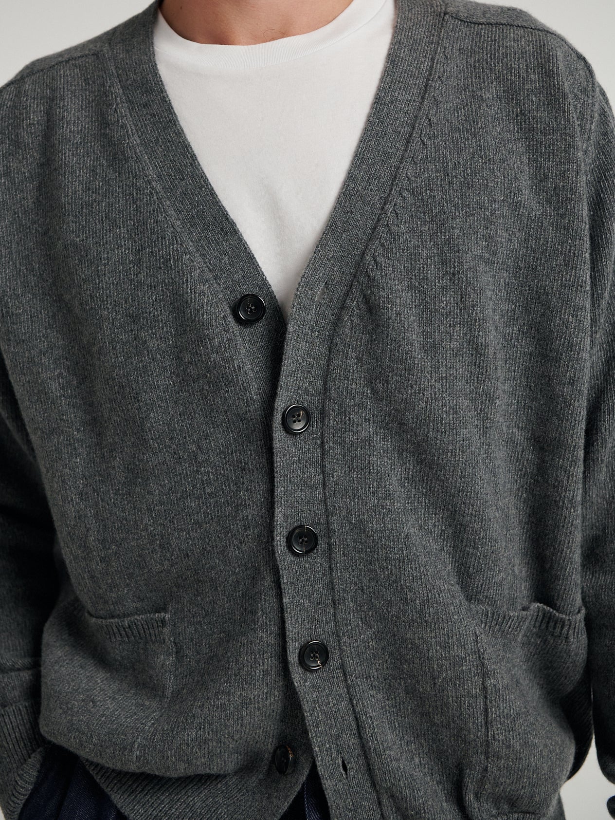 Charcoal New Art Cardigan - Image 2