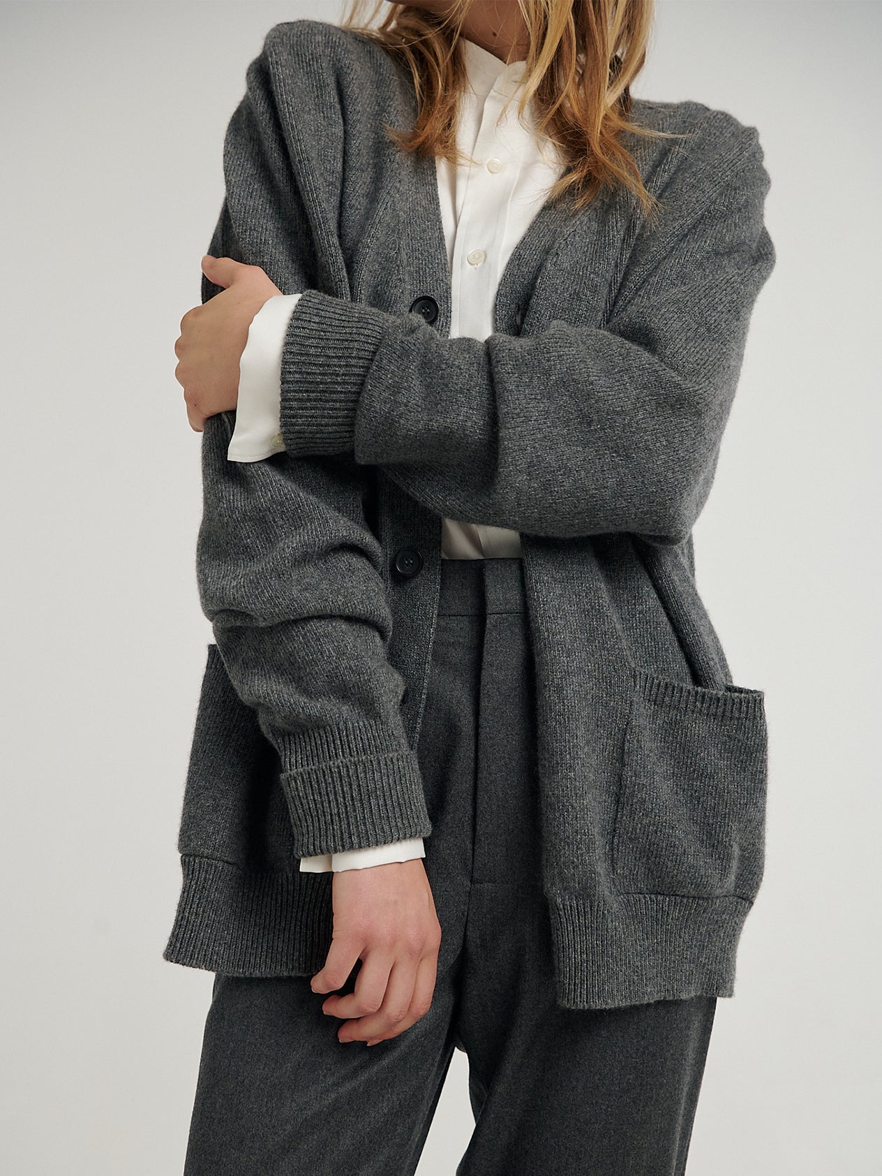Charcoal New Art Cardigan - Image 4