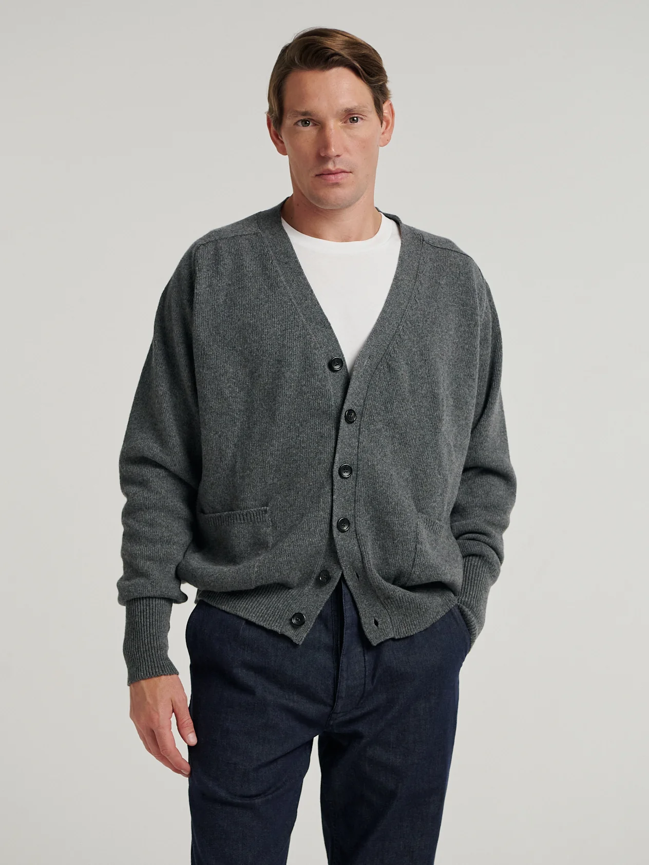 Charcoal New Art Cardigan - Image 5
