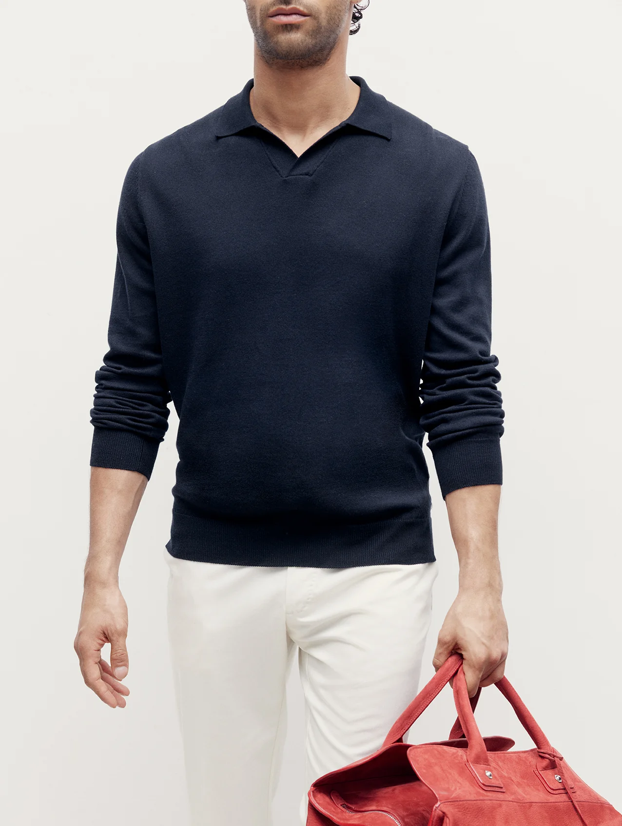 Navy Nice Polo - Image 3