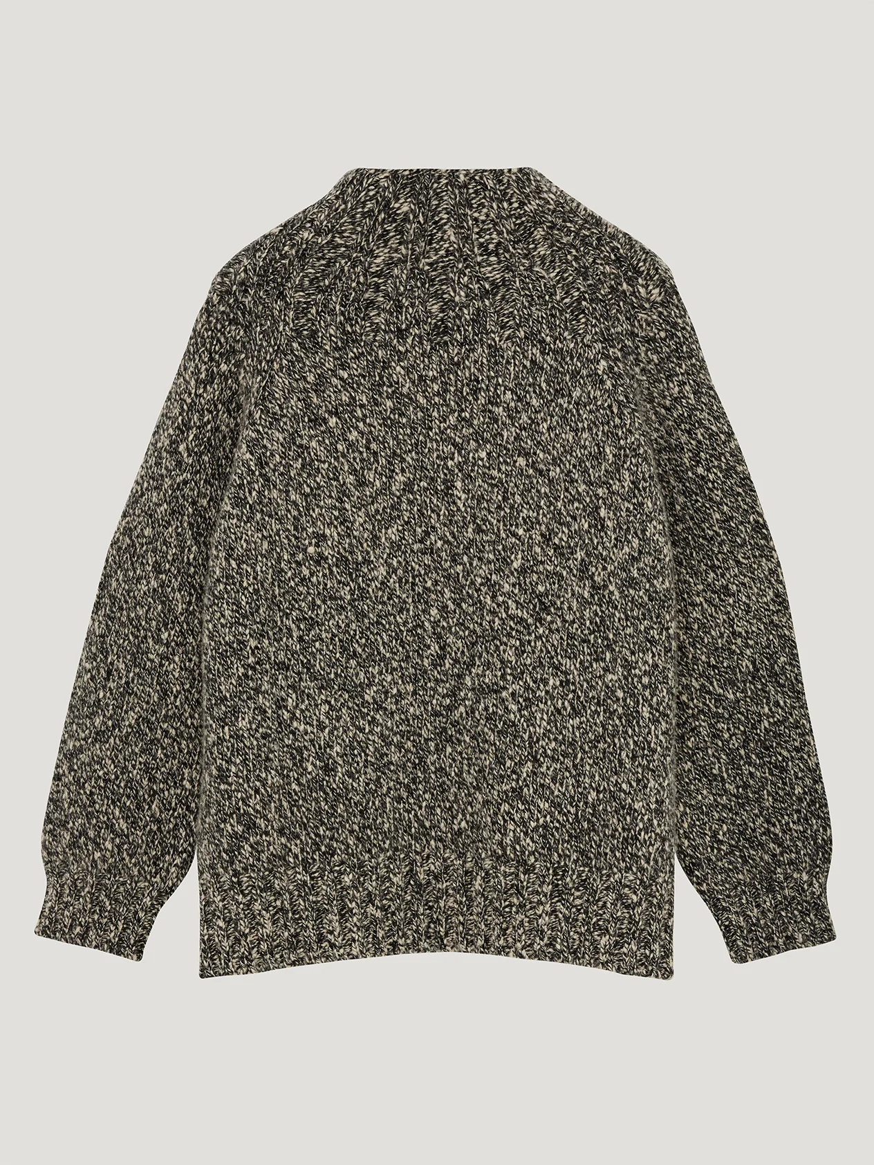 Black/Ecru Oversized Chunky Knit - Image 3