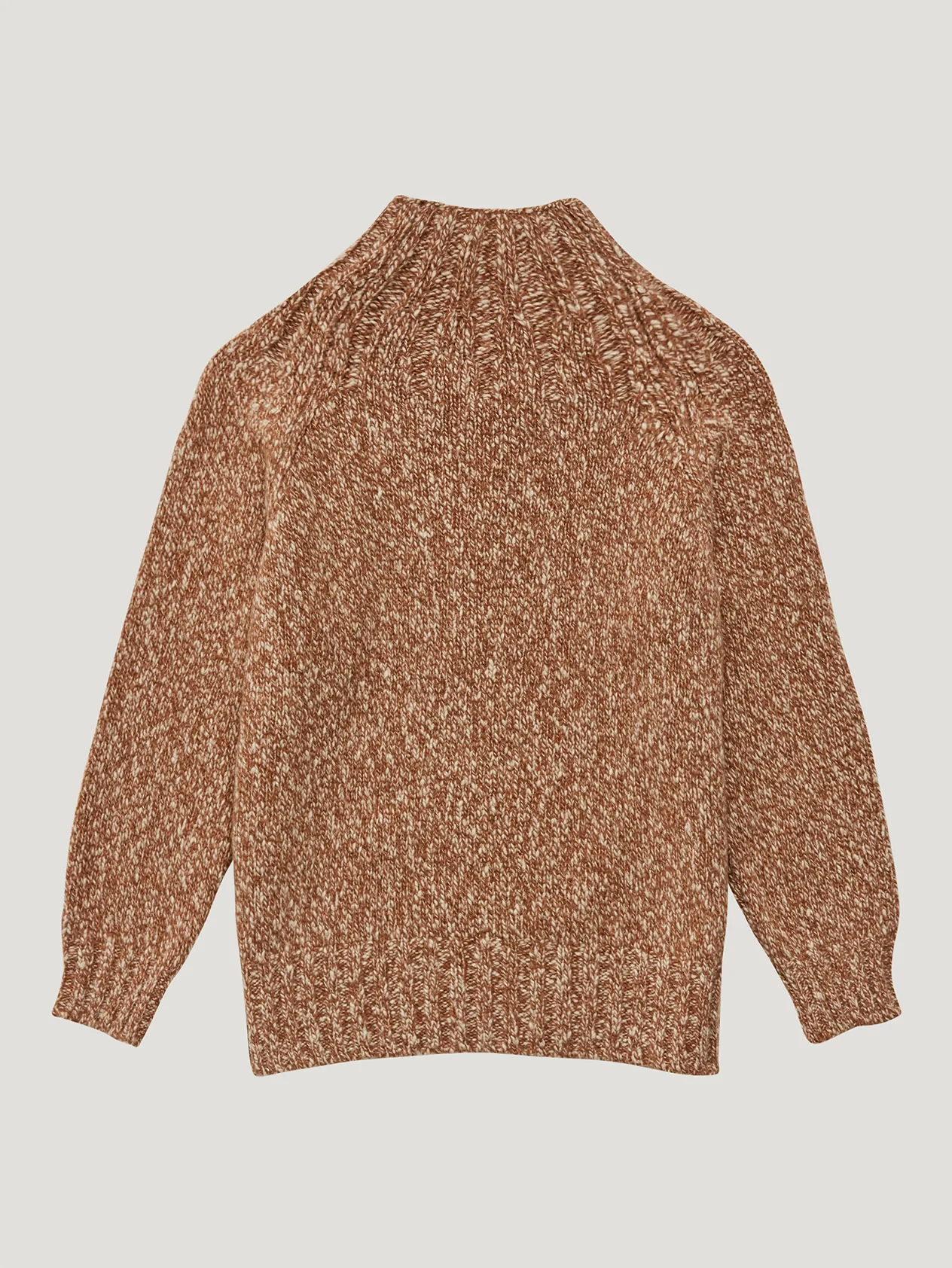 Brown/Natural Oversized Chunky Knit - Image 2