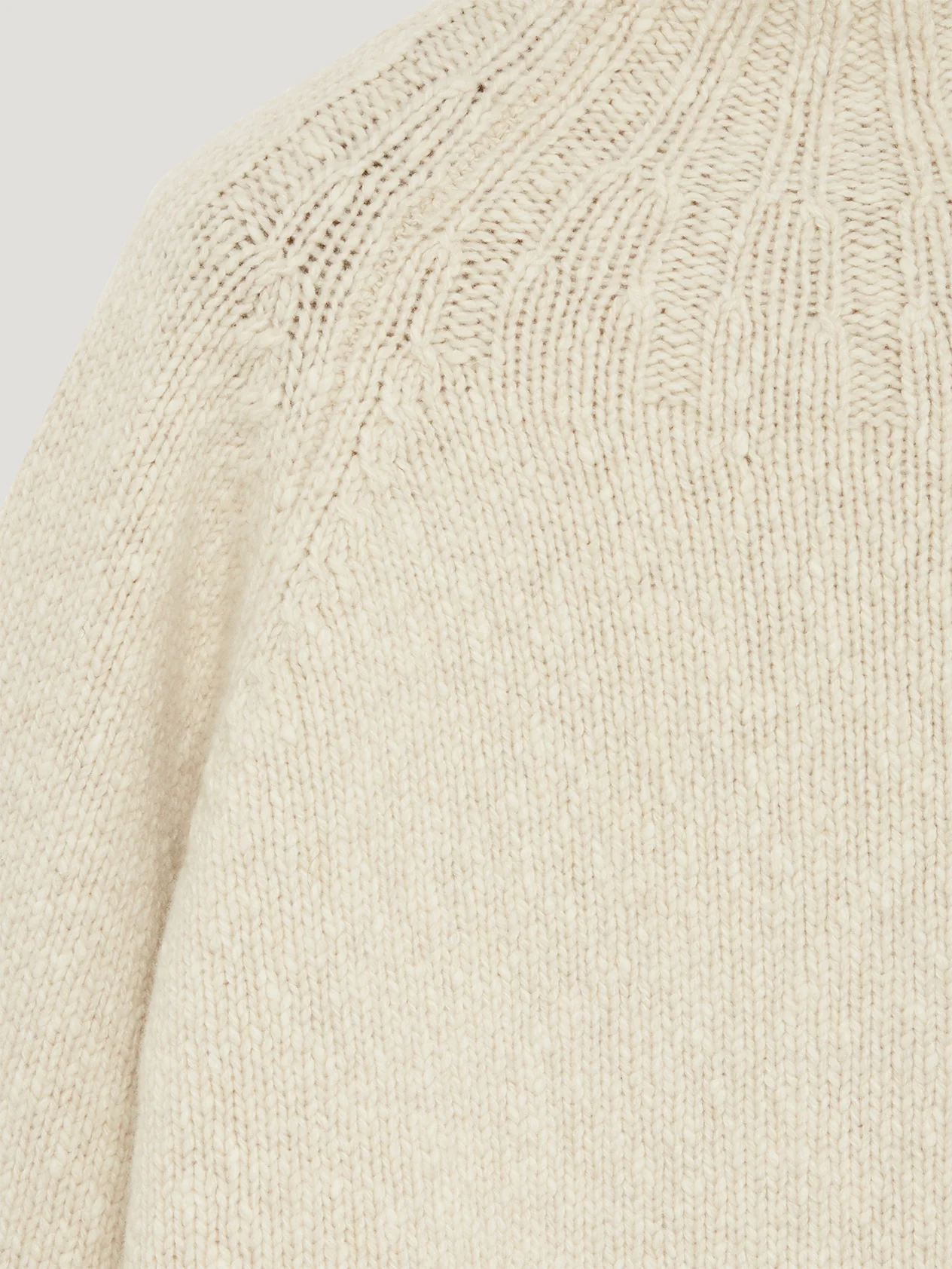 Ecru Oversized Chunky Knit - Image 2