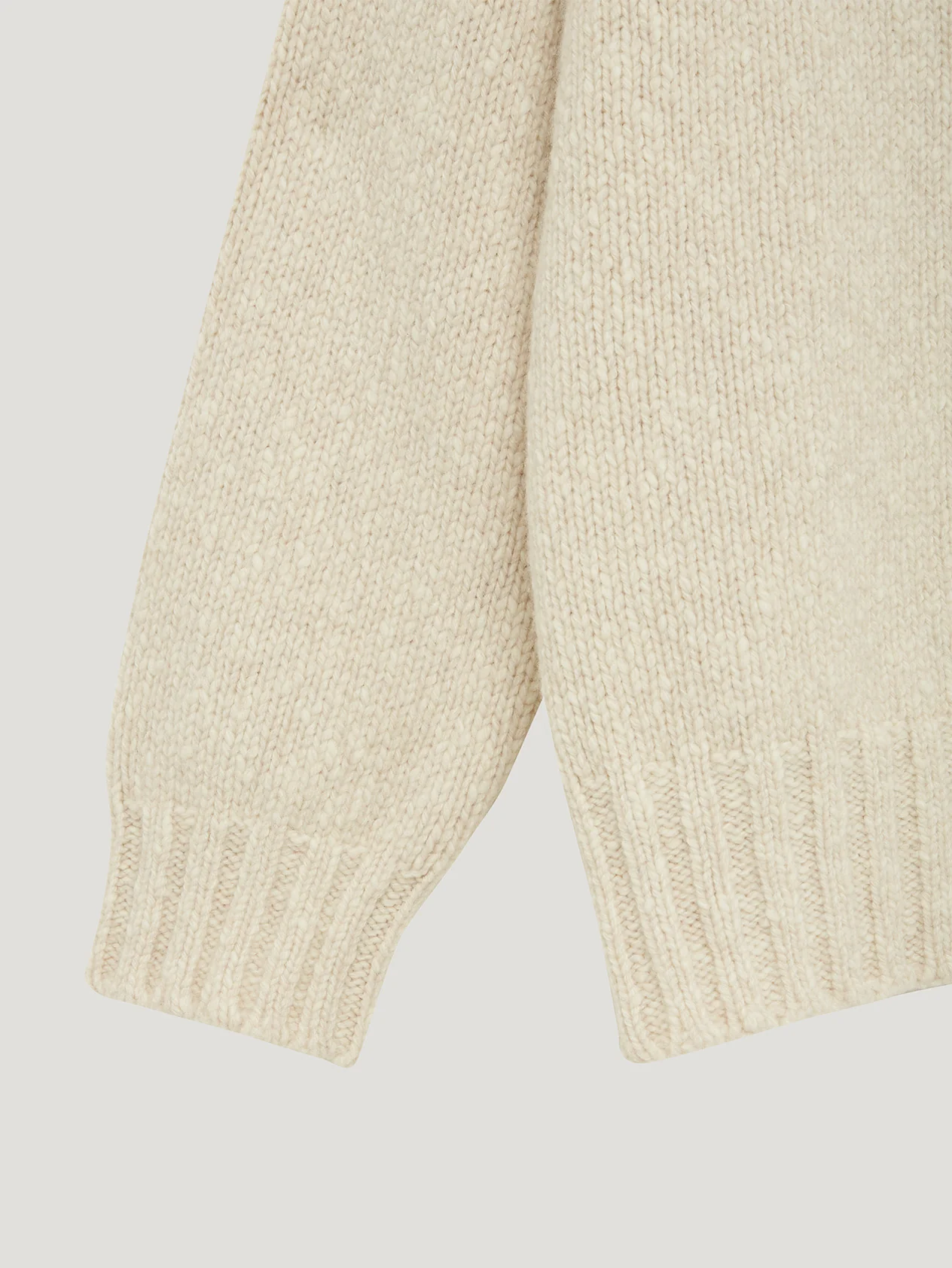 Ecru Oversized Chunky Knit - Image 3