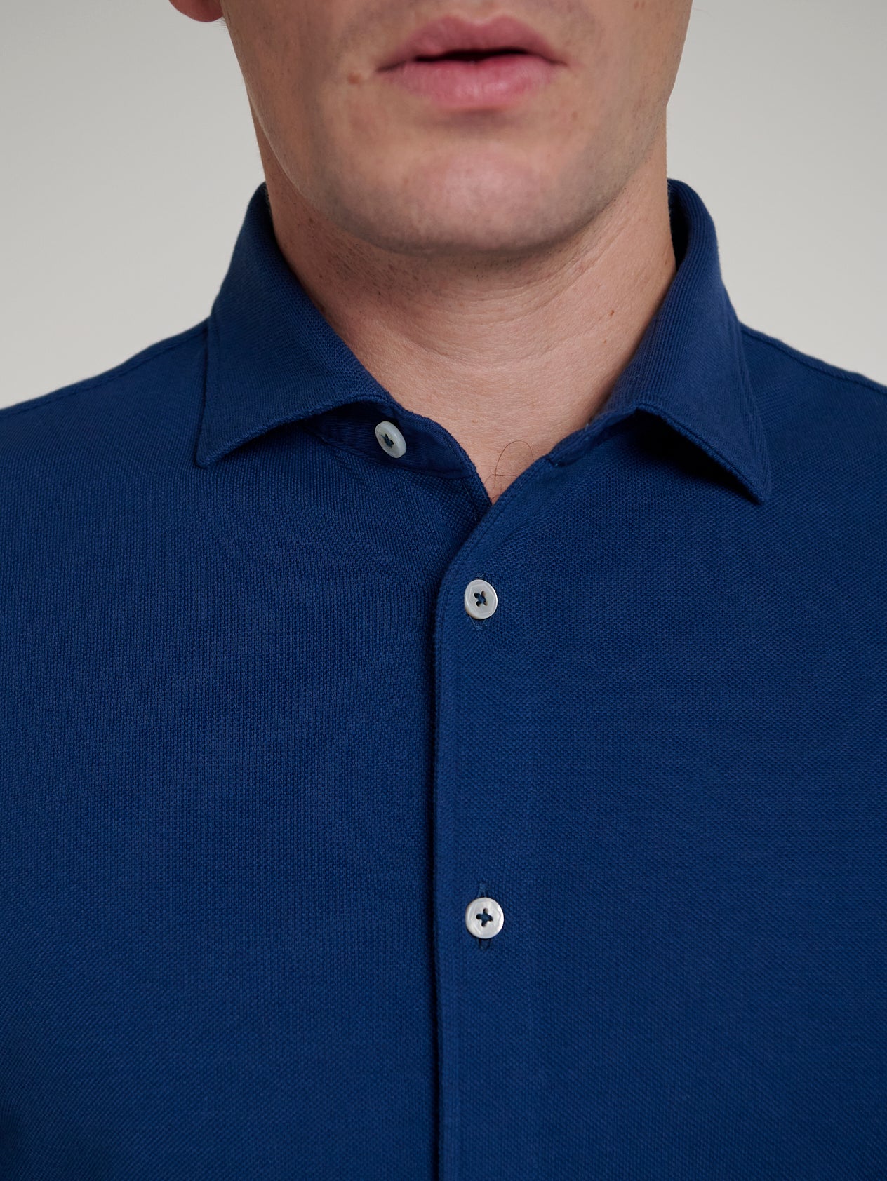 Denim Pique Shirt - Image 2