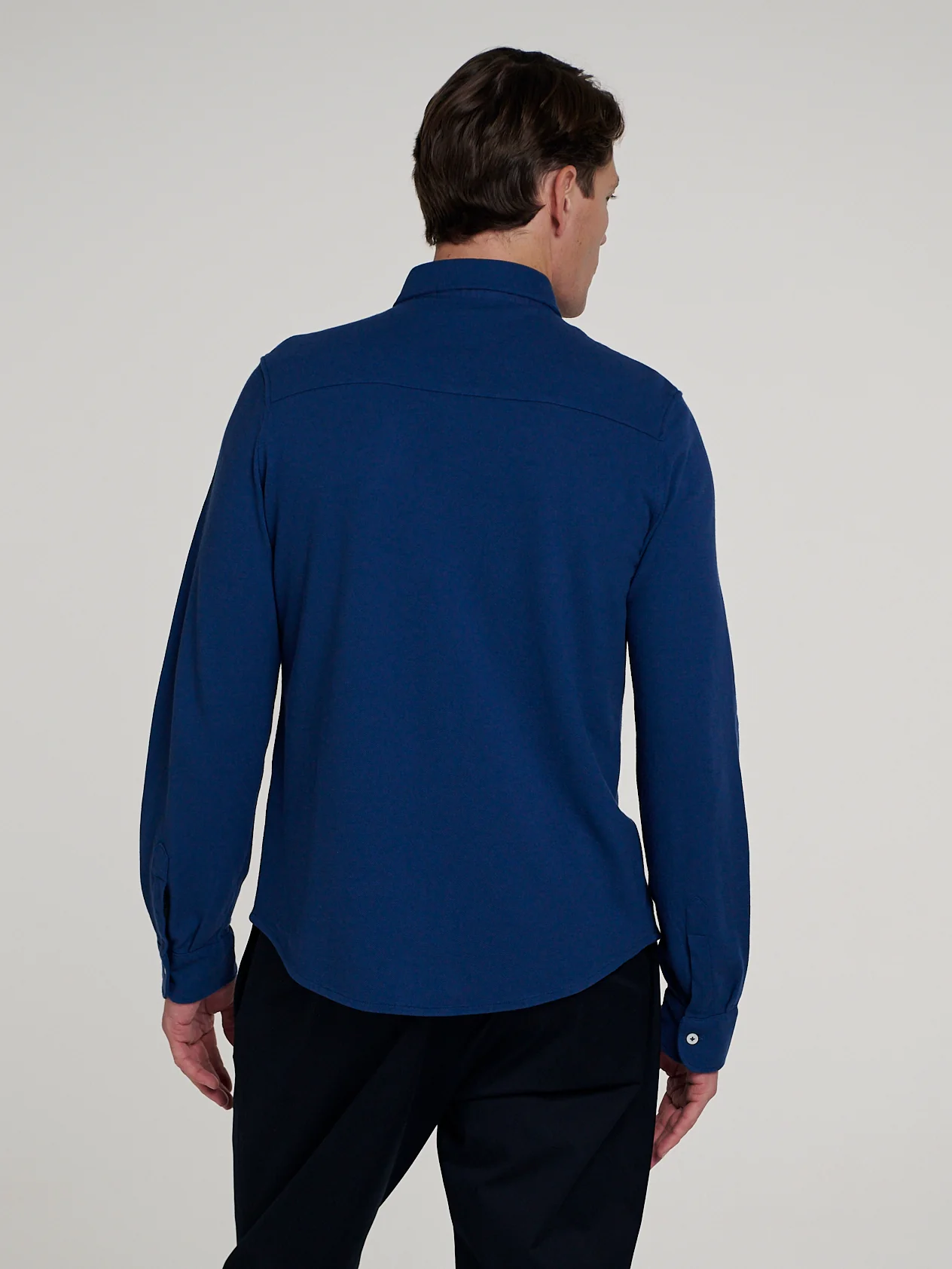 Denim Pique Shirt - Image 4