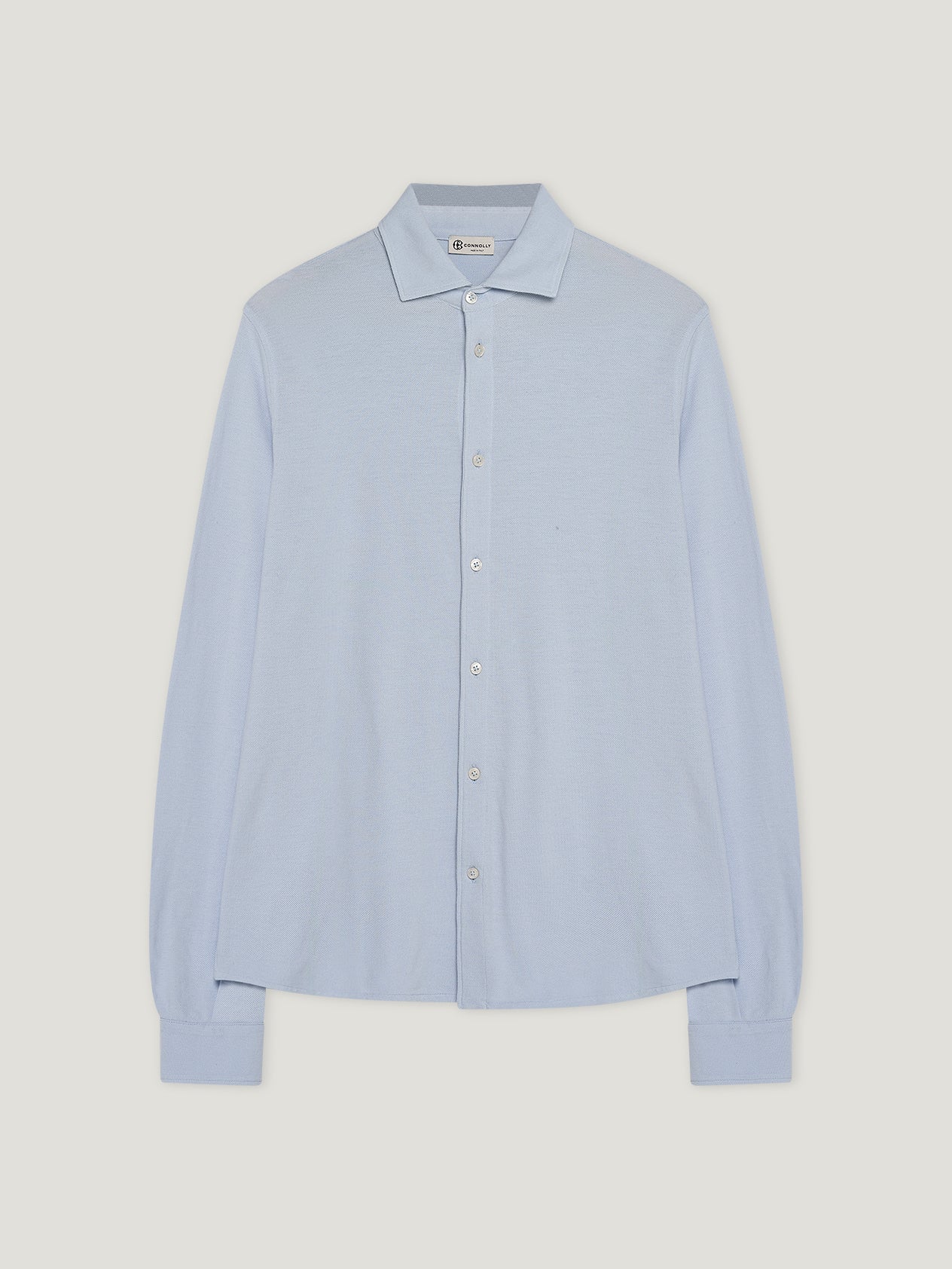 Light Blue Pique Shirt