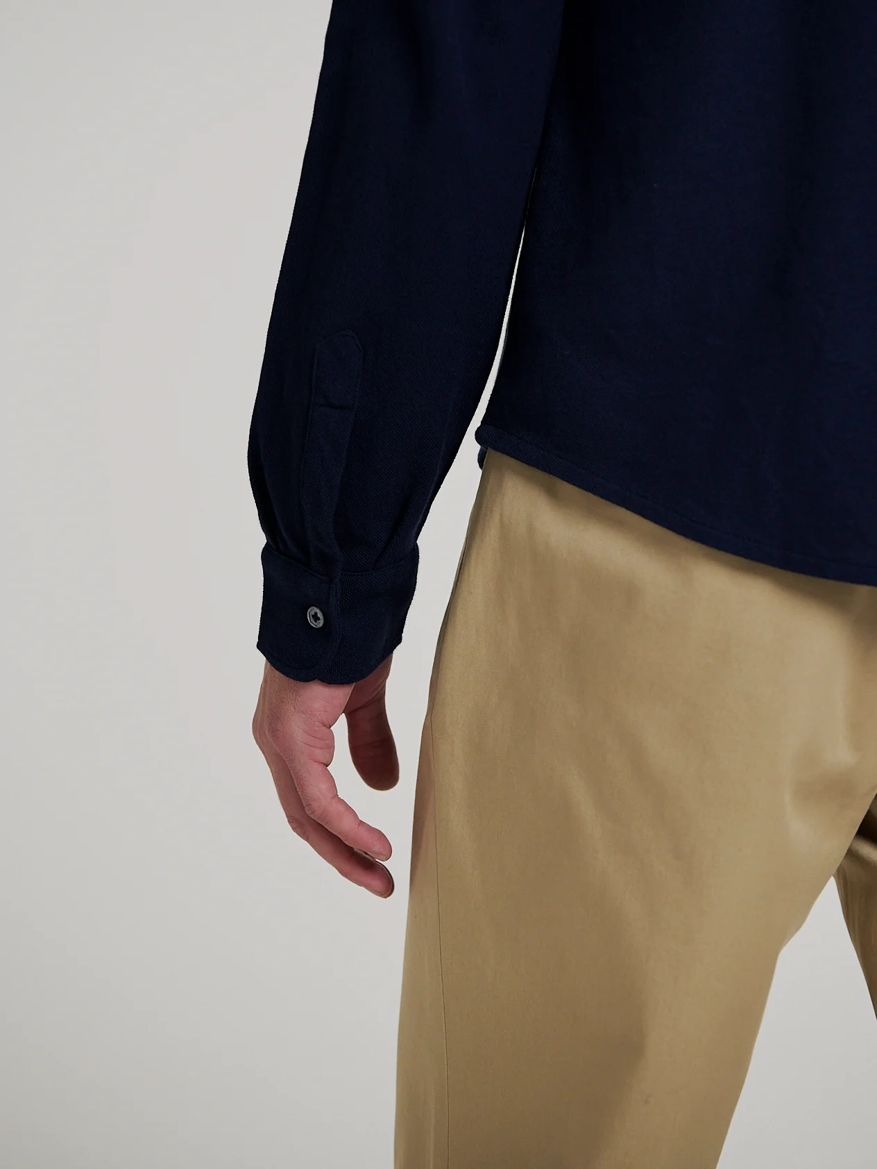 Navy Pique Shirt - Image 3
