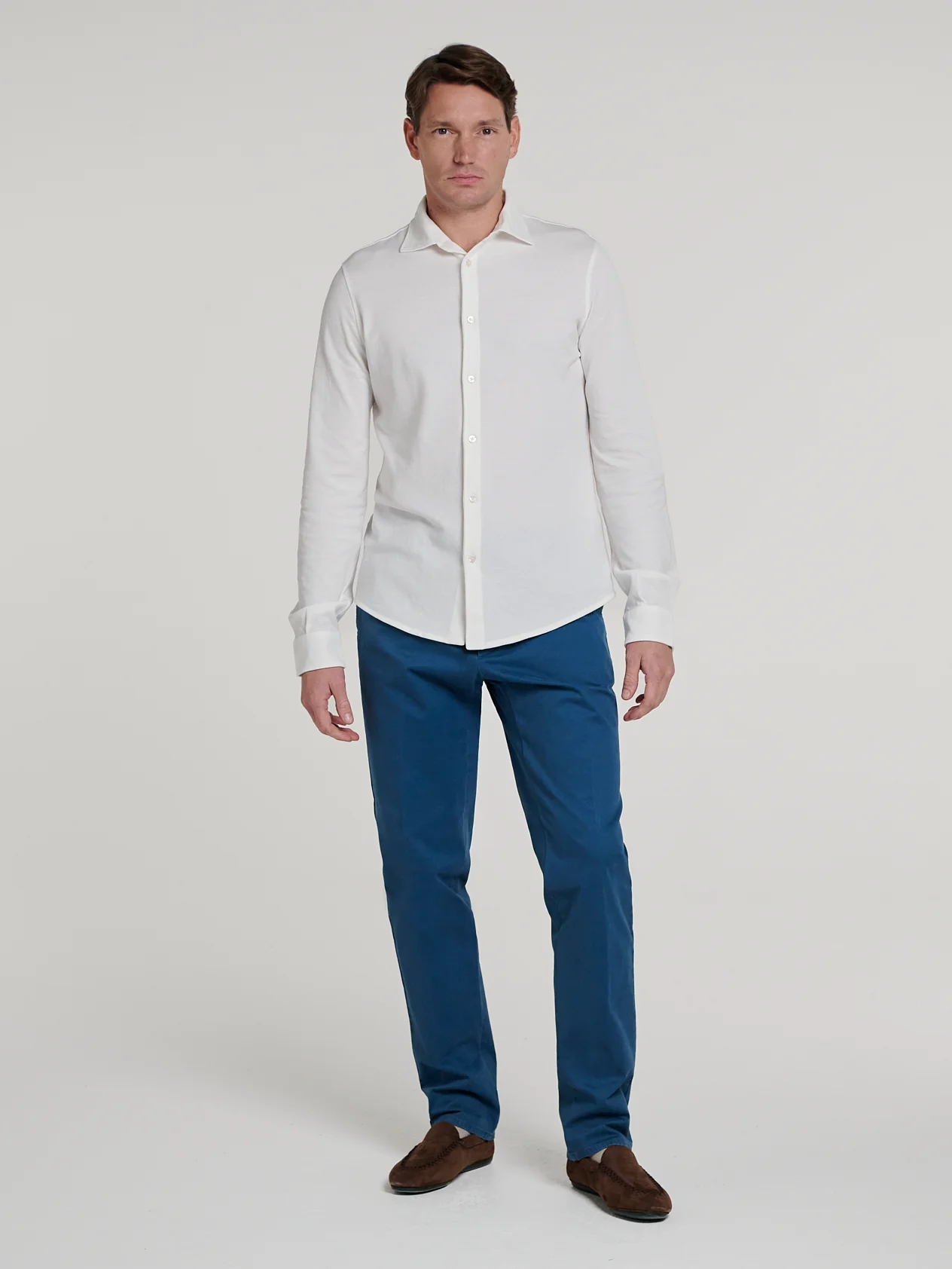 White Pique Shirt