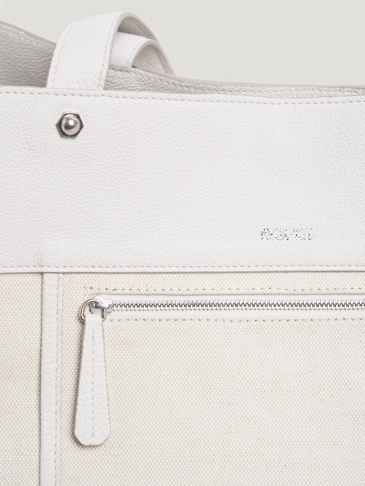 White Pocket Tote - Image 4