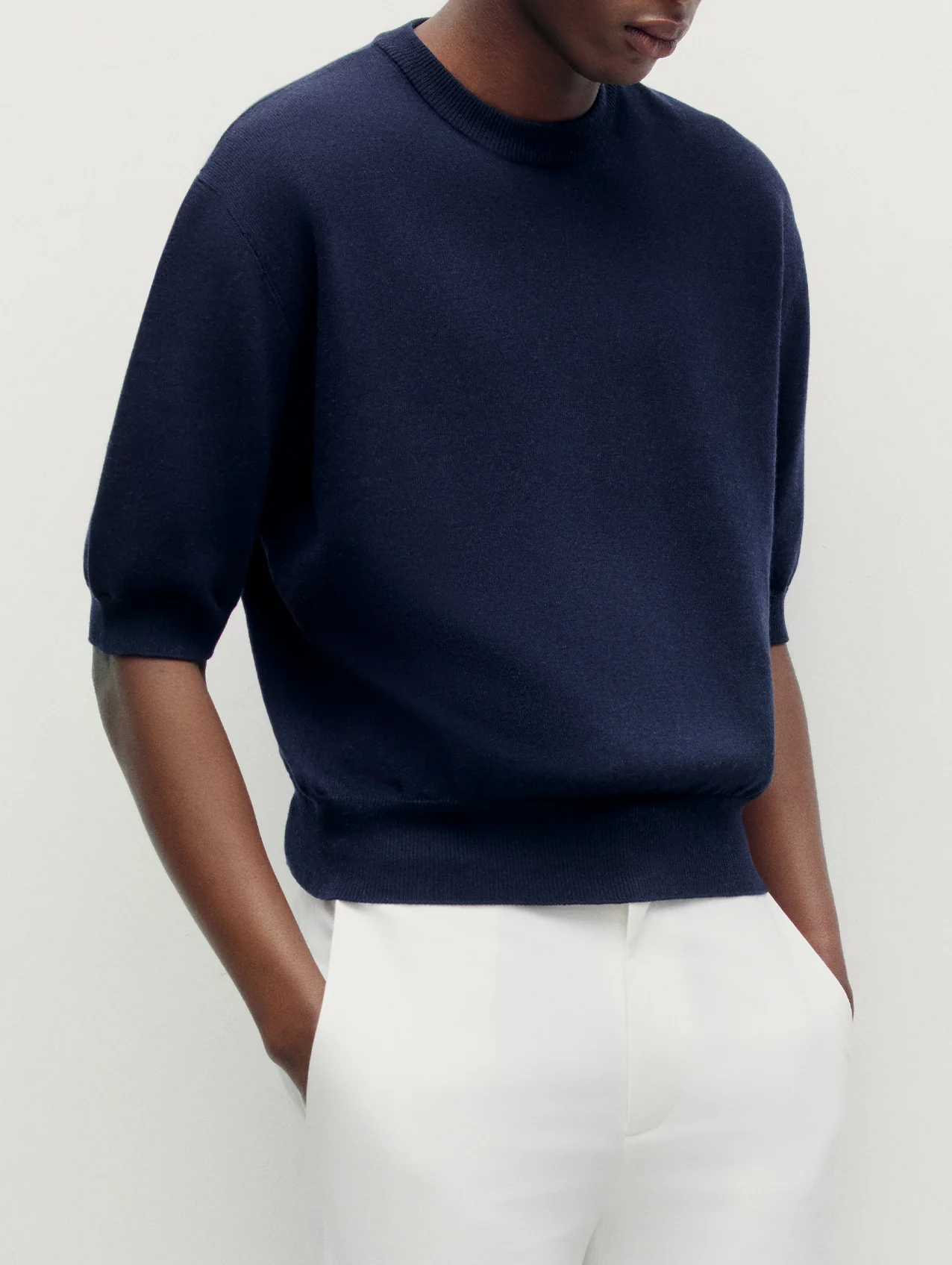 Navy La Mer Tee Shirt - Image 2