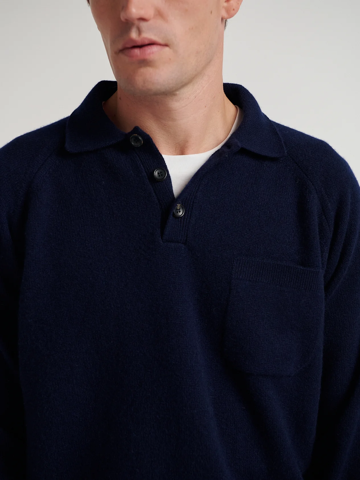 Navy Raglan Racing Polo - Image 3