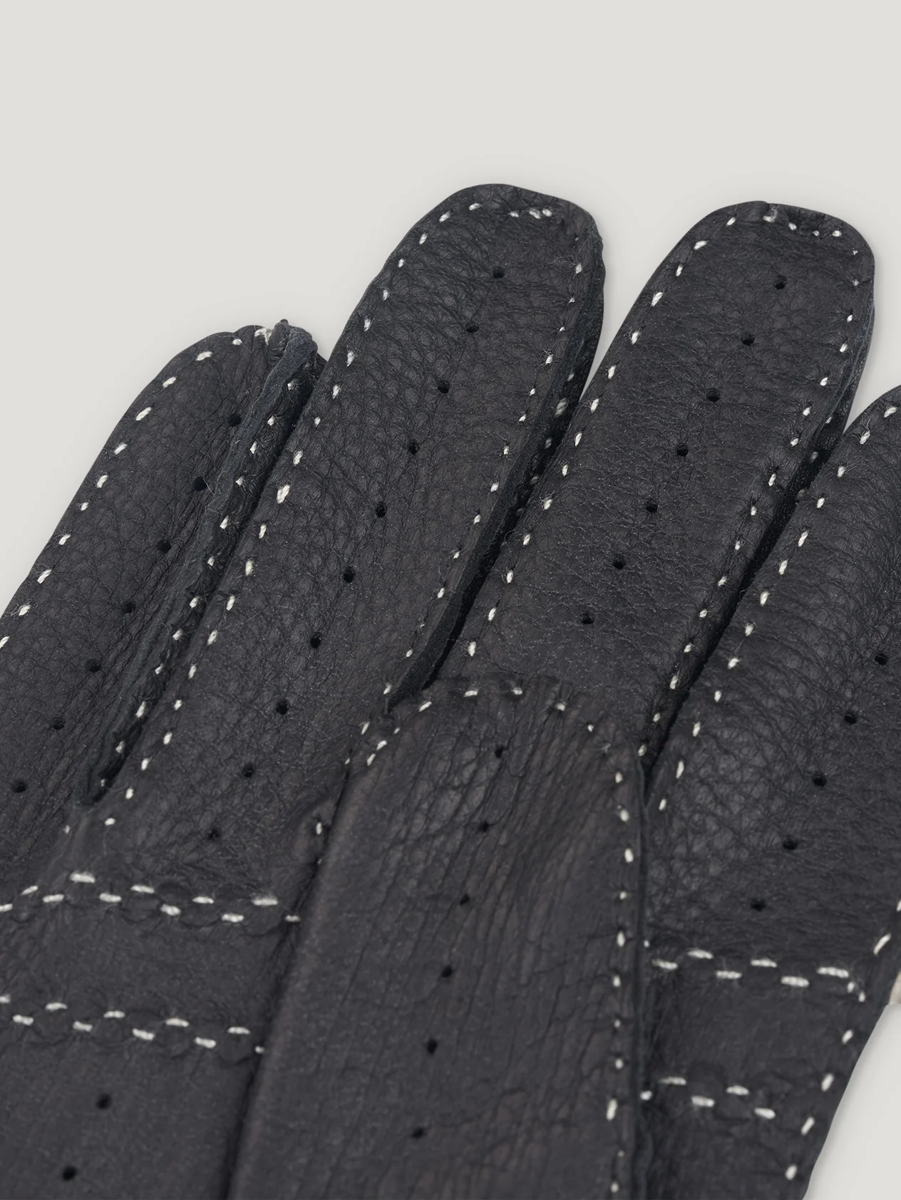 Black/White Road Rage Gloves - Image 4